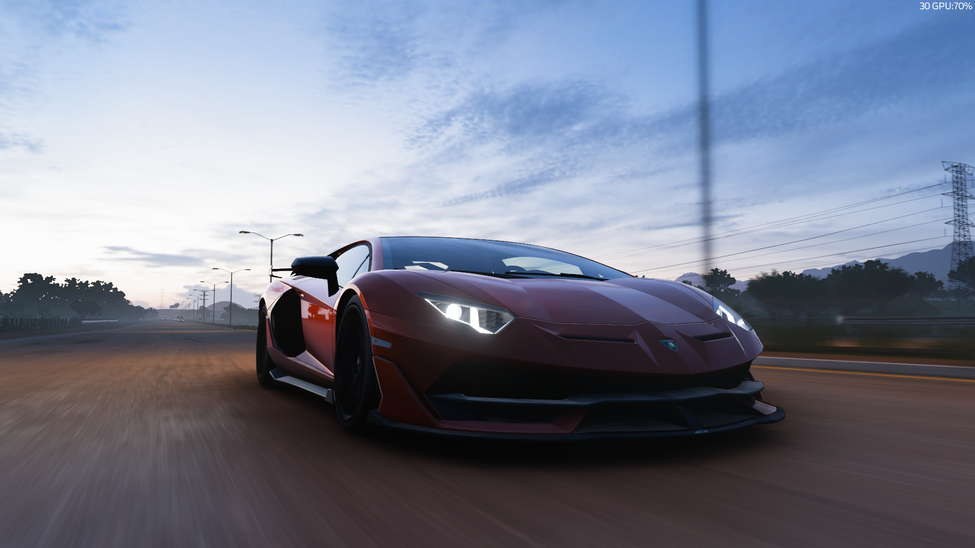General 1920x1080 Lamborghini Aventador Forza Horizon 5 screen shot video games car Lamborghini