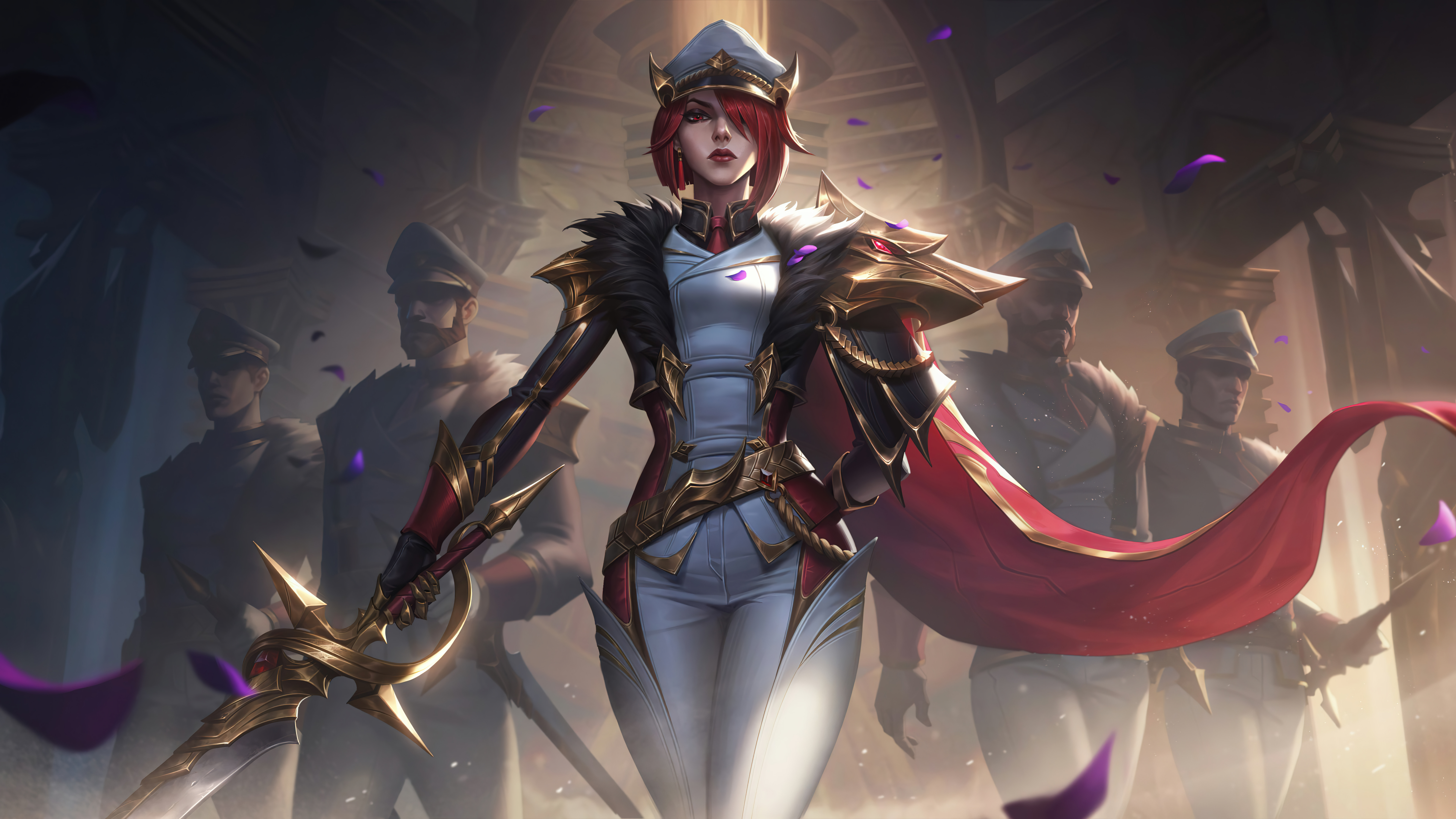General 7680x4320 Glorious (League of Legends: Wild Rift) Fiora (League of Legends) League of Legends: Wild Rift League of Legends digital art Riot Games GZG 4K video games video game characters women