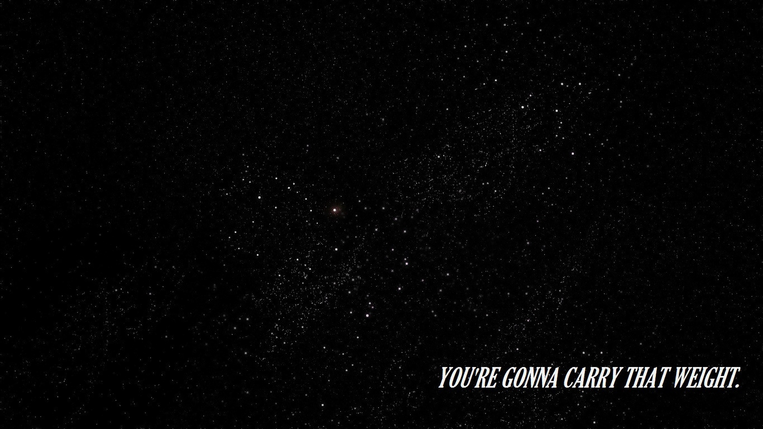General 2560x1440 Cowboy Bebop text stars space quote