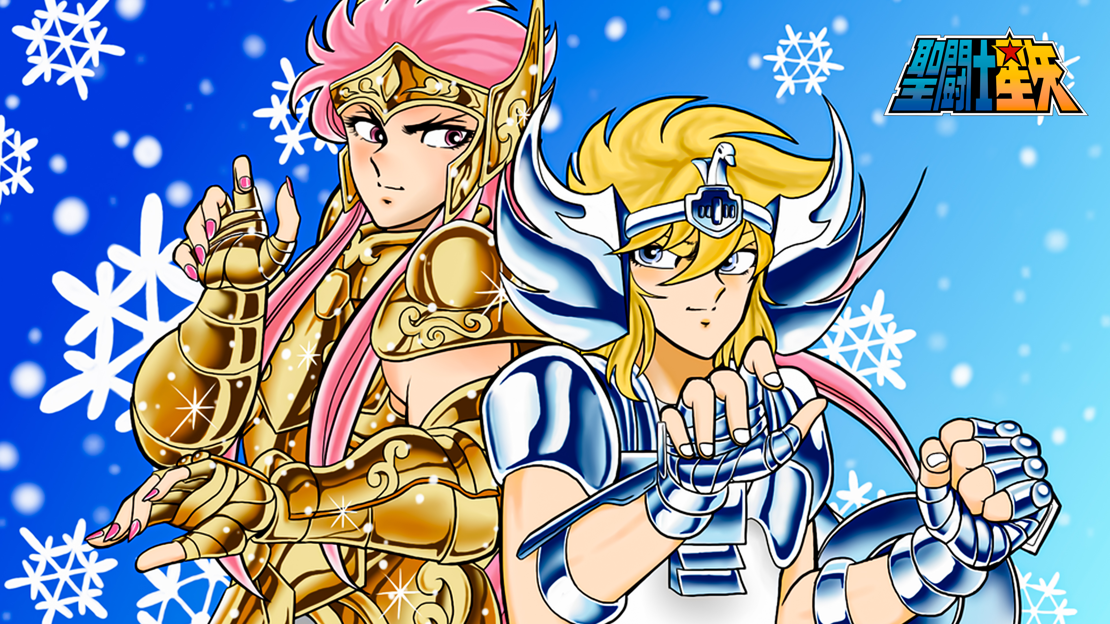 Anime 3840x2160 Saint Seiya: Legend of Sanctuary Saint Seiya anime pink hair armor anime boys Hyoga