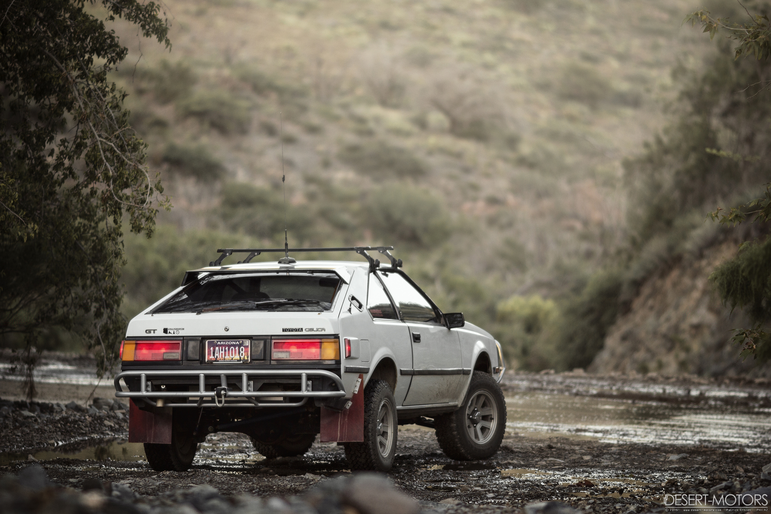 General 2560x1707 Toyota Toyota Celica rally cars Rally dirt road dessert white cars Japanese cars old car