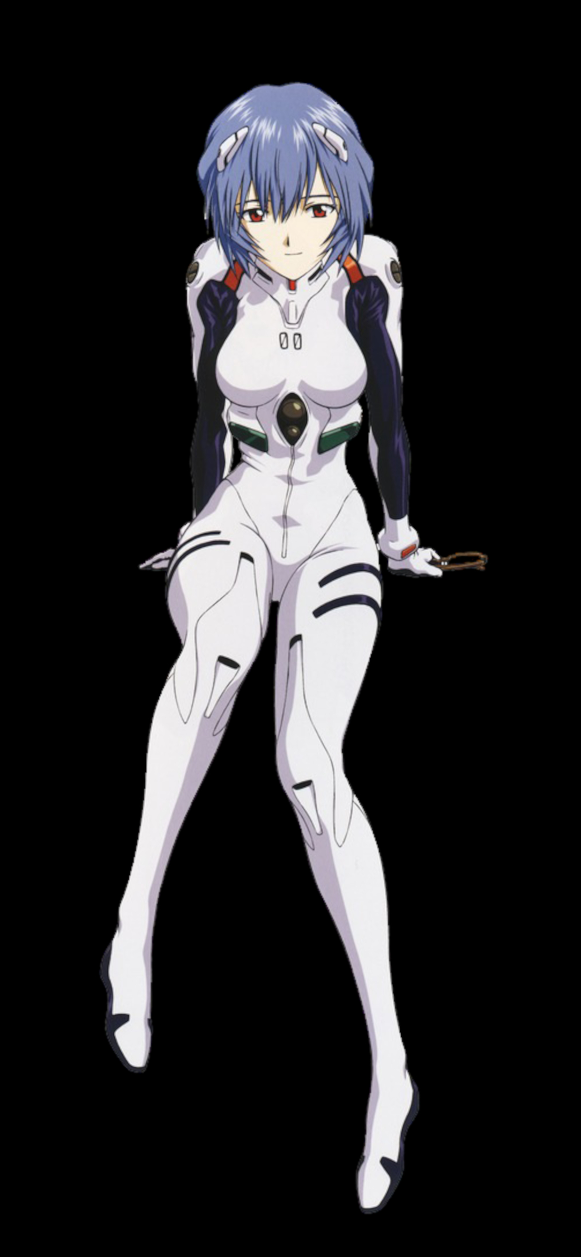 Anime 1170x2532 Neon Genesis Evangelion Ayanami Rei anime black background portrait display