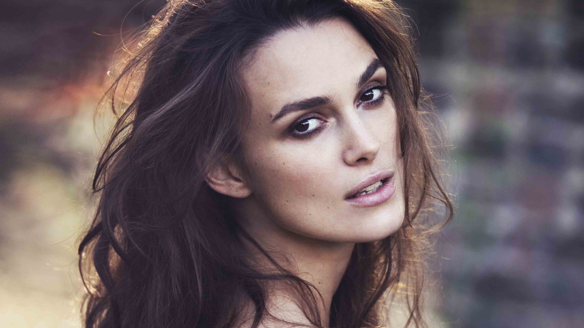 People 2048x1152 women actress Keira Knightley face