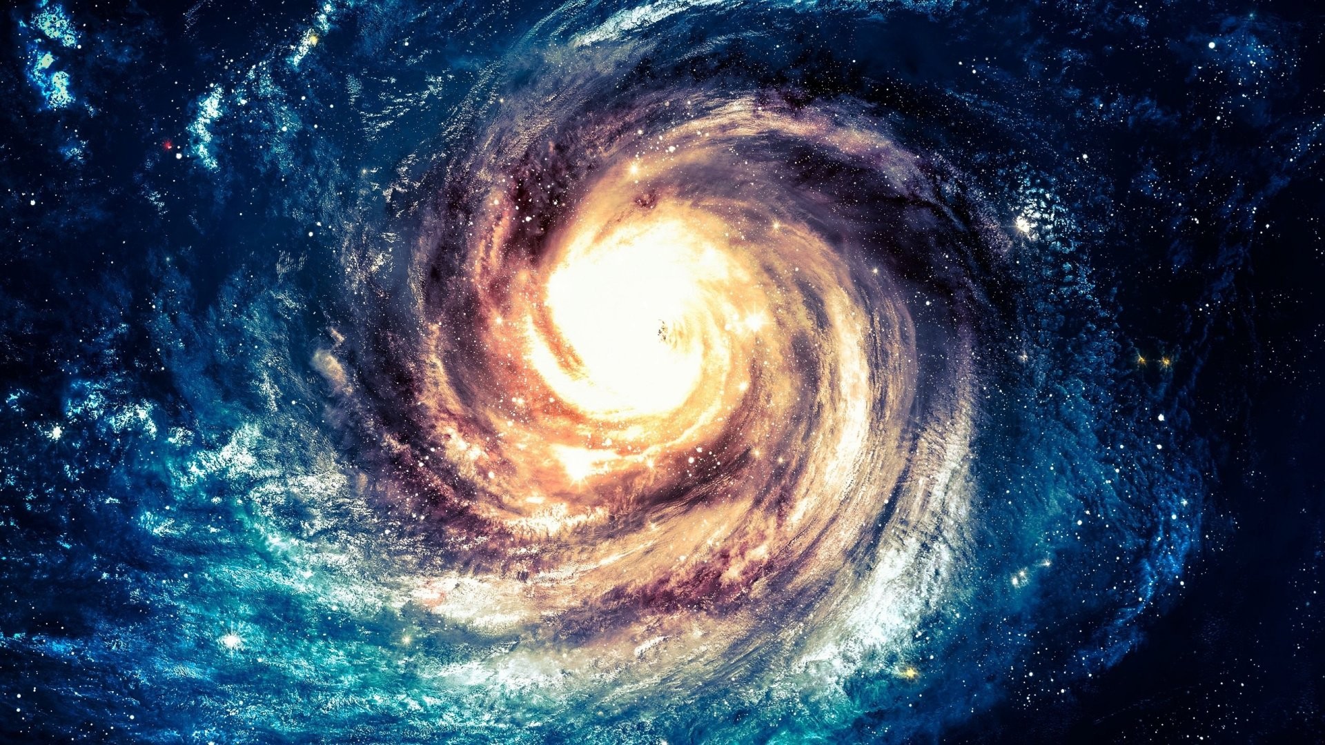 General 1920x1080 space stars nebula galaxy space art spiral galaxy spiral digital art