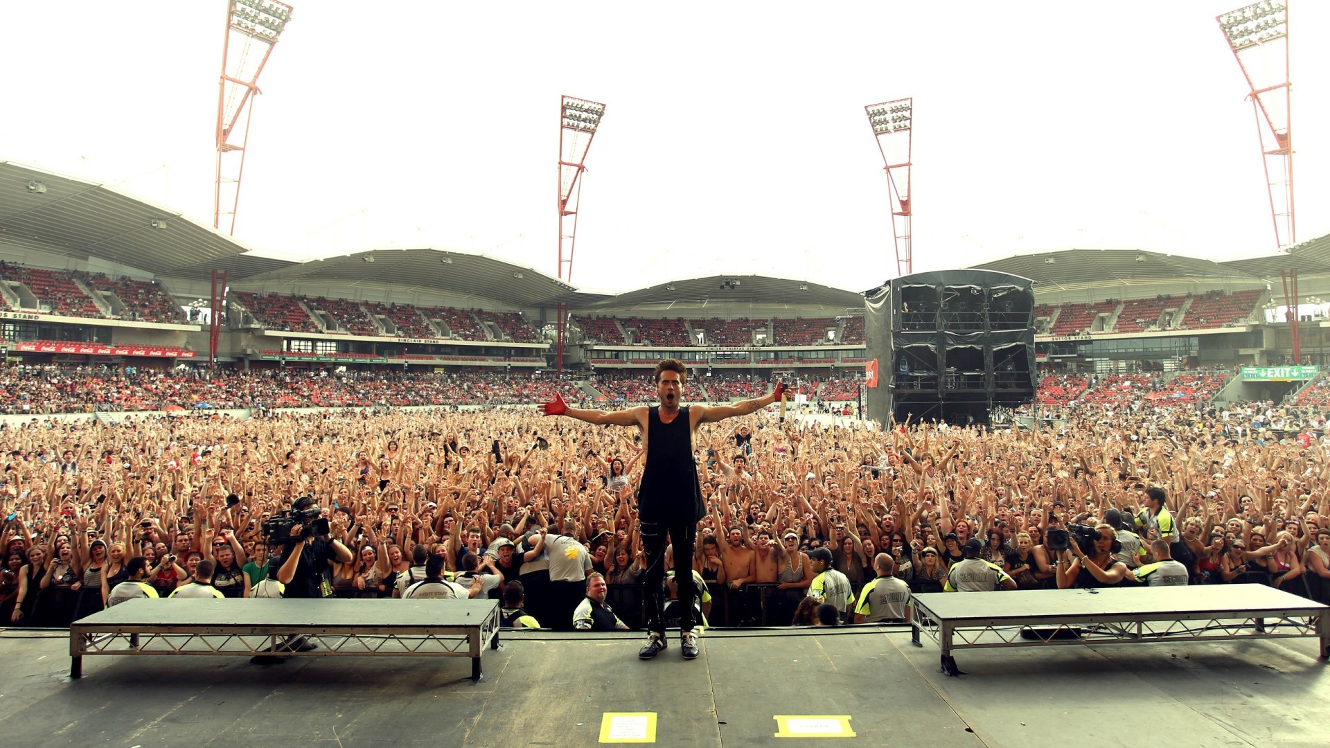 People 1920x1080 concerts crowds Jared Leto Thirty Seconds To Mars