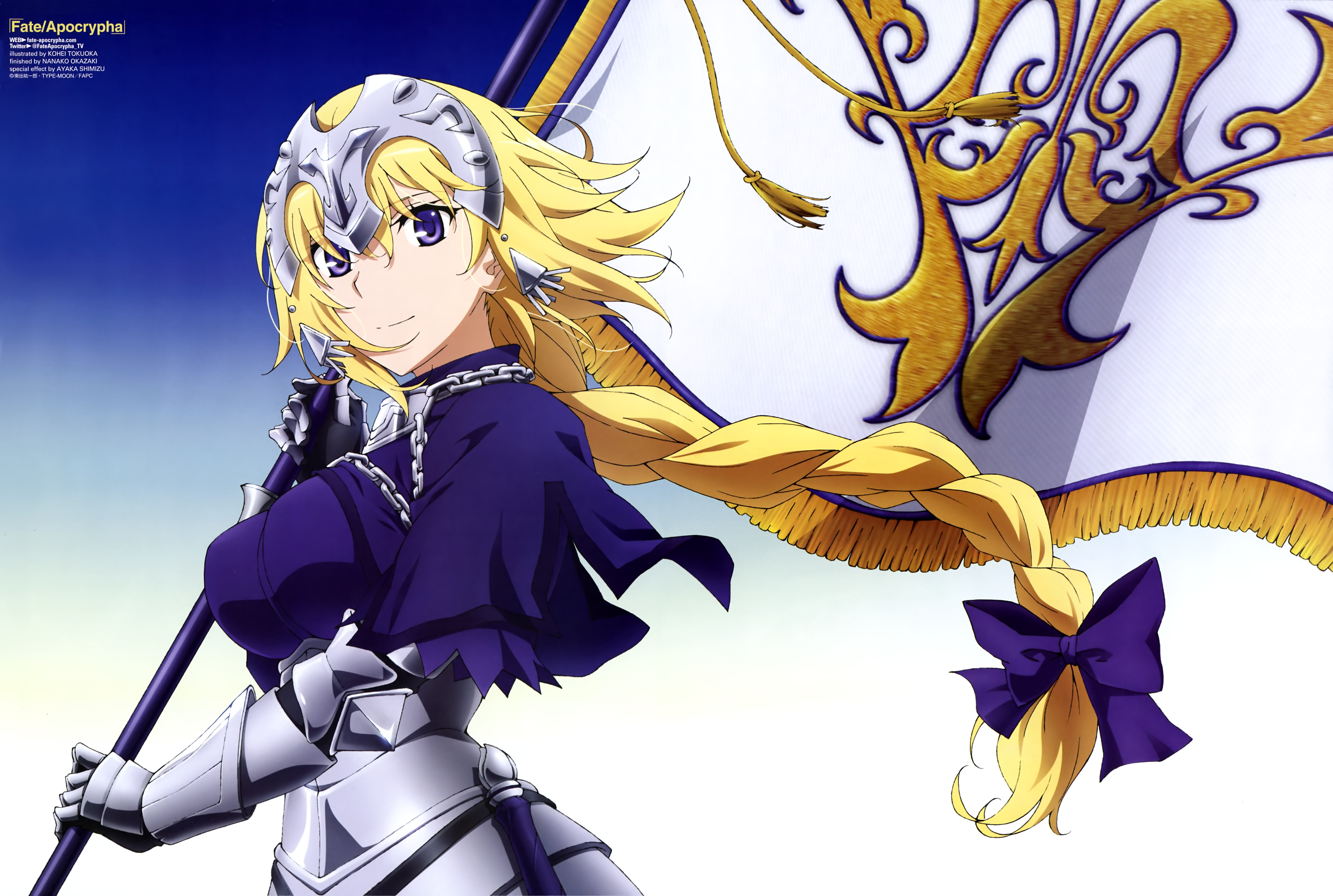 Anime 6074x4083 Fate/Apocrypha  Ruler (Fate/Grand Order) anime girls