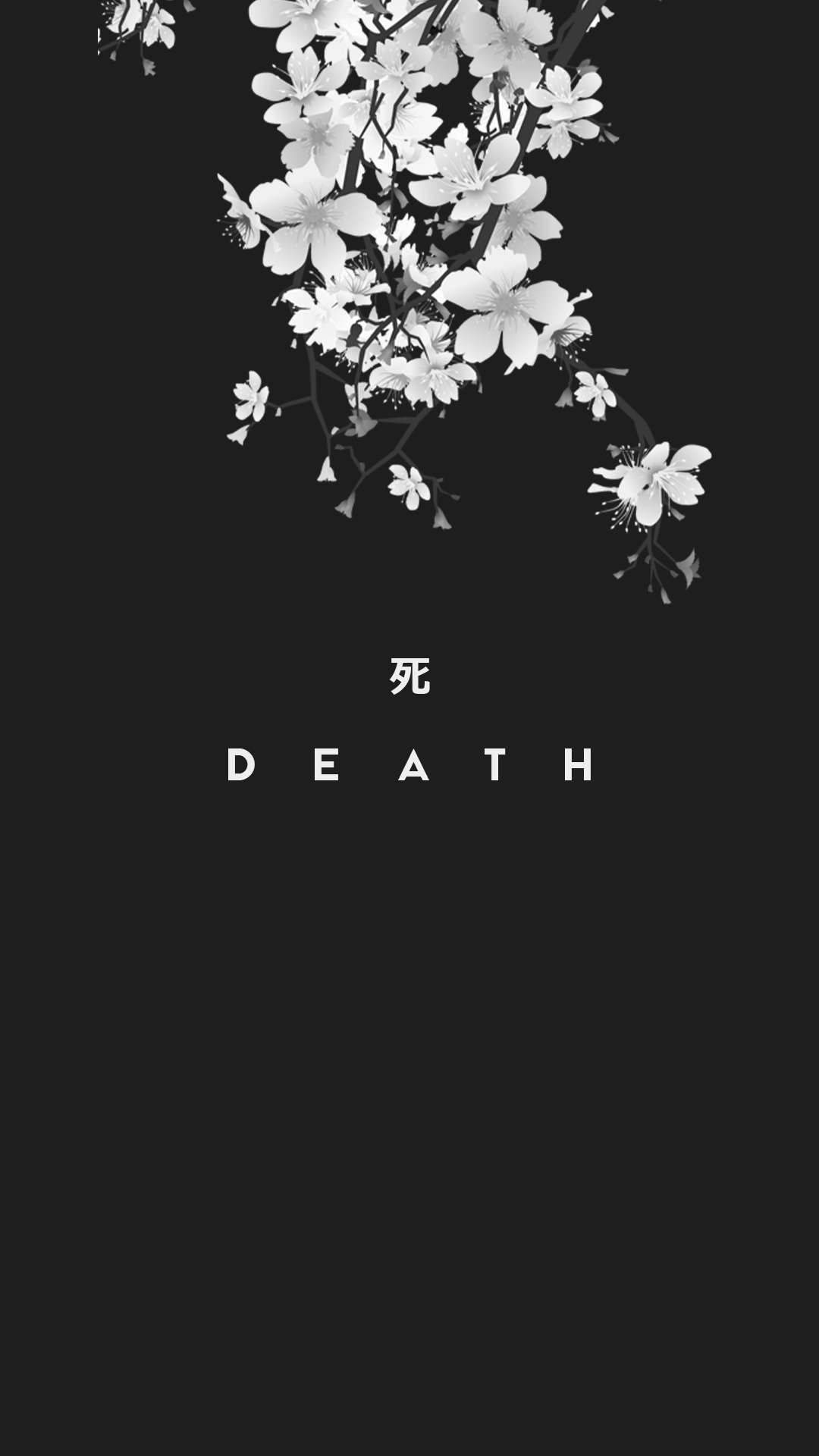 General 1080x1920 death dark kanji Japan portrait display monochrome
