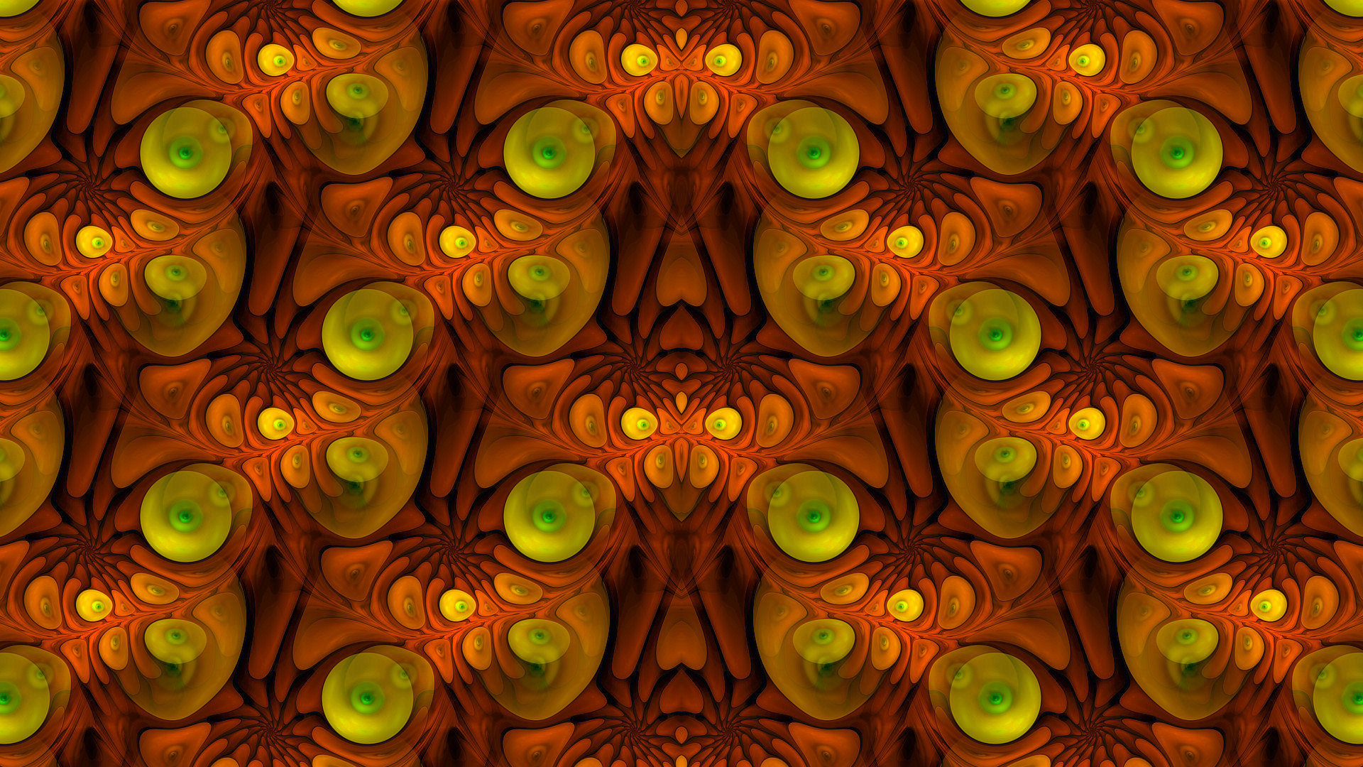 General 1920x1080 abstract fractal pattern symmetry digital art 3D fractal