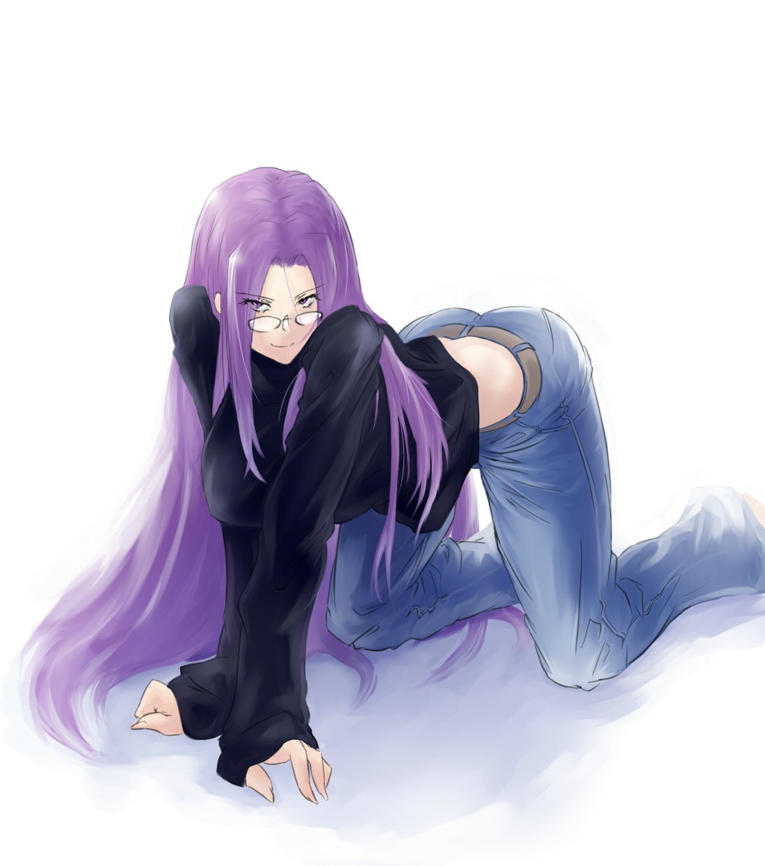 Anime 1100x1245 Fate series Fate/Stay Night anime girls Rider (Fate/Stay Night) long hair