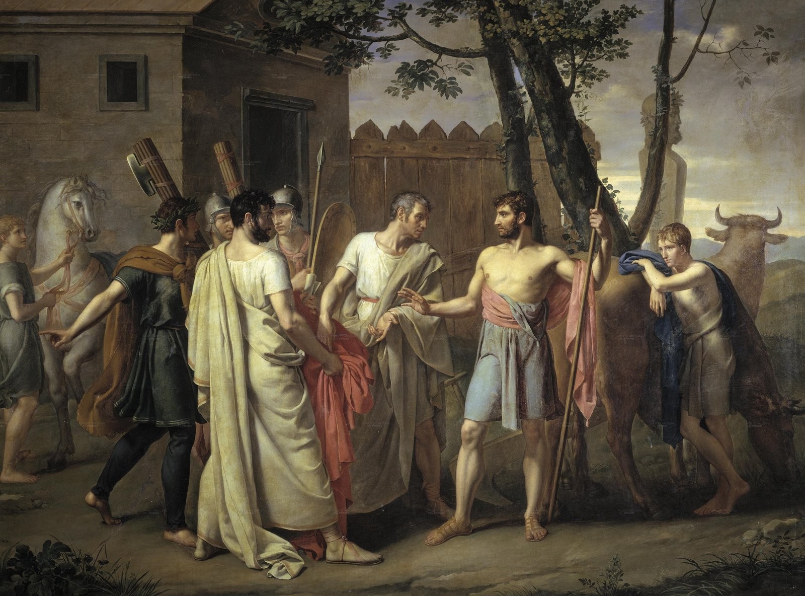 General 1600x1184 painting Roman artwork men classic art
