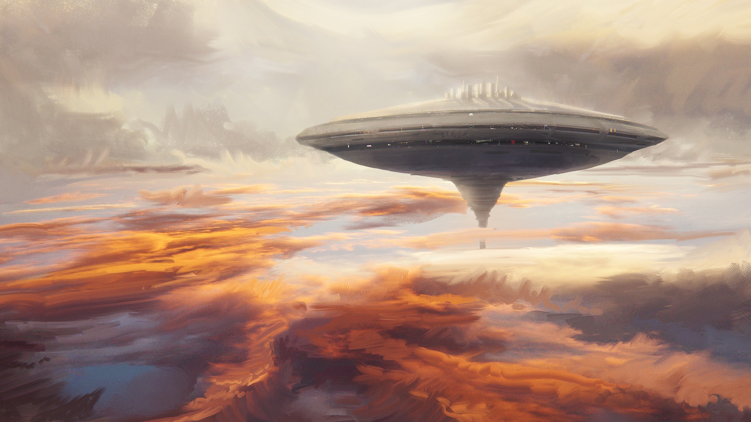 General 2560x1440 Star Wars cloud city science fiction Bespin artwork