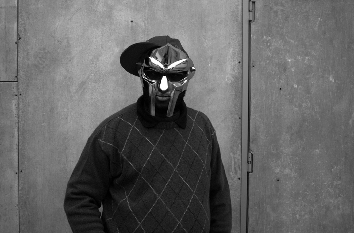 People 1370x902 MF DOOM music hip hop mask monochrome sweater Rapper