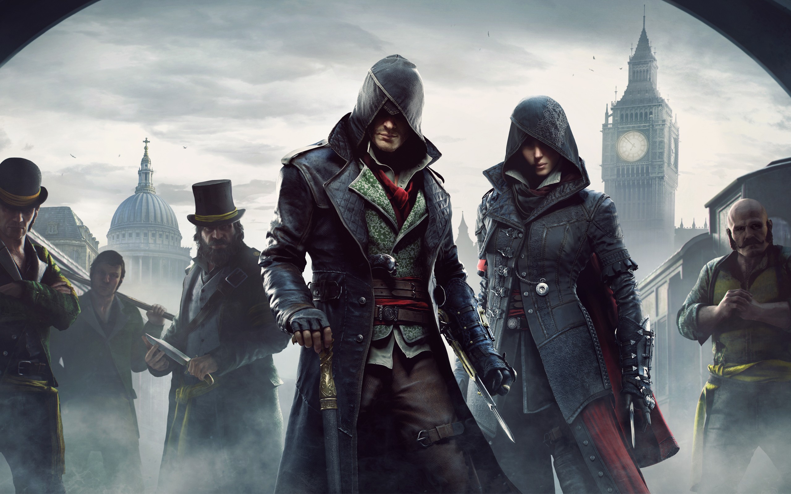 General 2560x1600 Assassin's Creed video games Big Ben Assassin's Creed Syndicate Evie Frye Jacob Frye video game characters Ubisoft