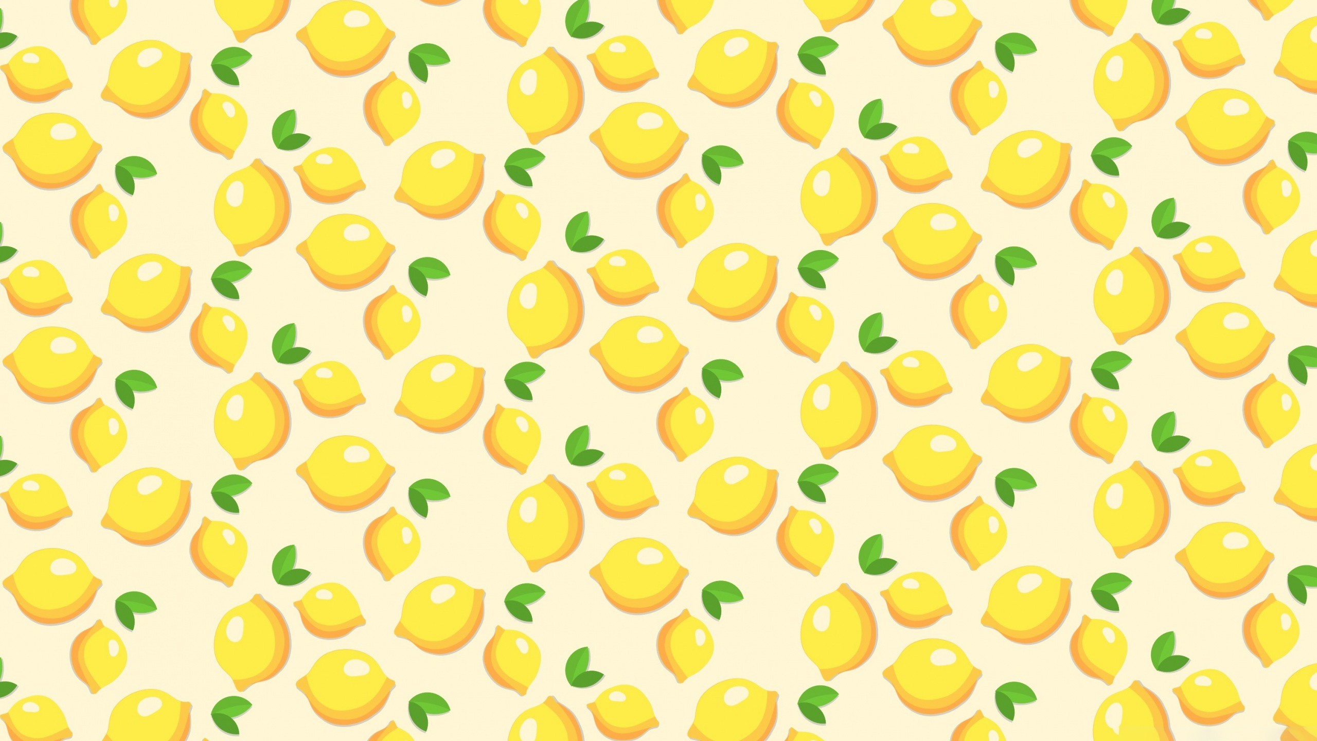 General 2560x1440 pattern lemons fruit minimalism food texture