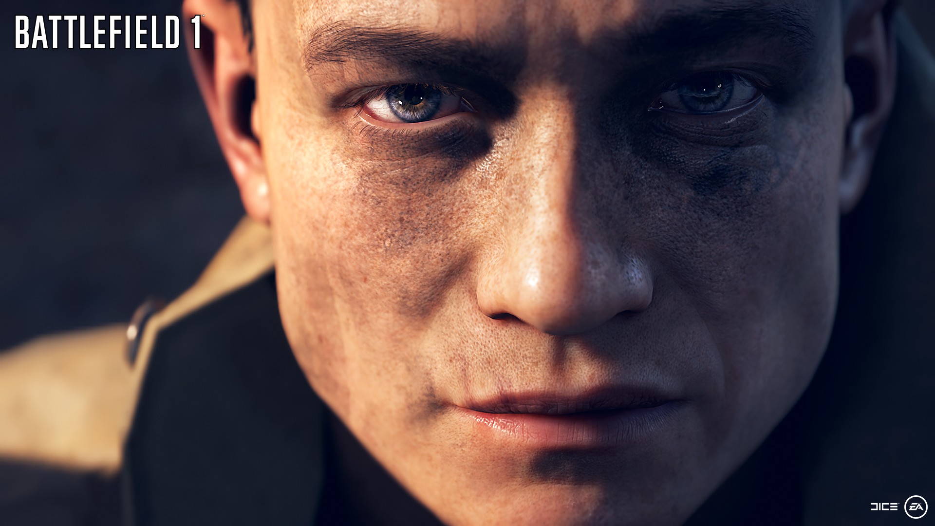 General 1920x1080 Battlefield 1 dice PC gaming EA DICE closeup face eyes video games video game men Electronic Arts