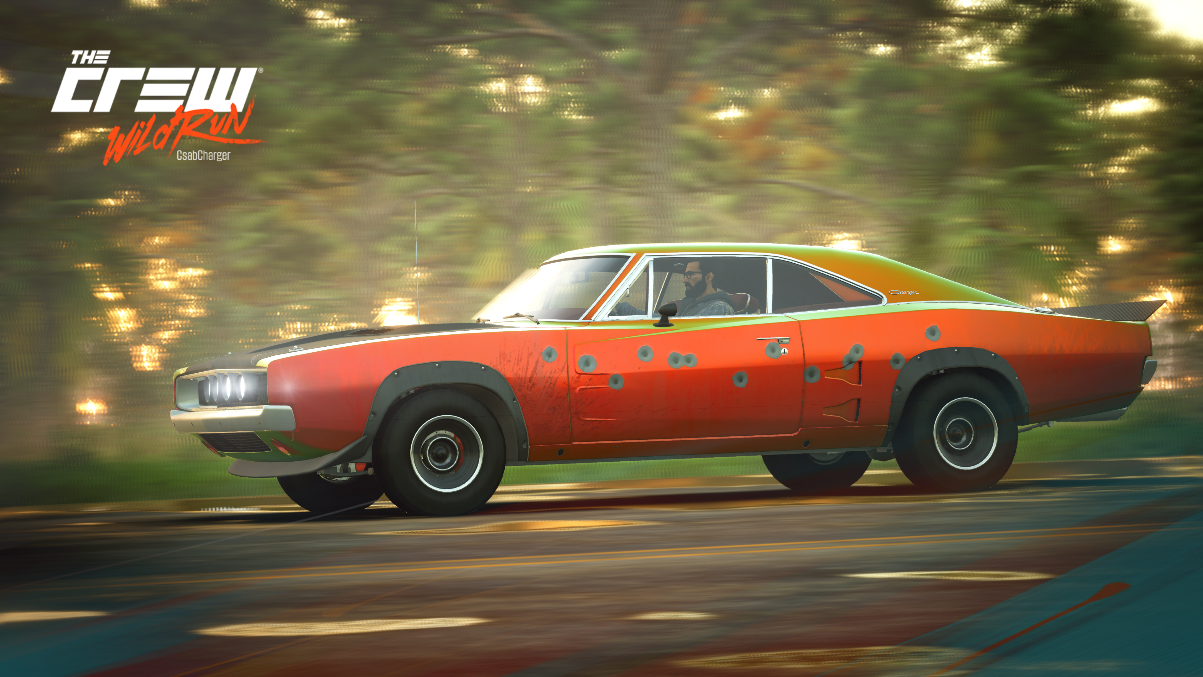 General 3840x2160 The Crew Dodge Dodge Charger muscle cars dirt road The Crew Wild Run video games