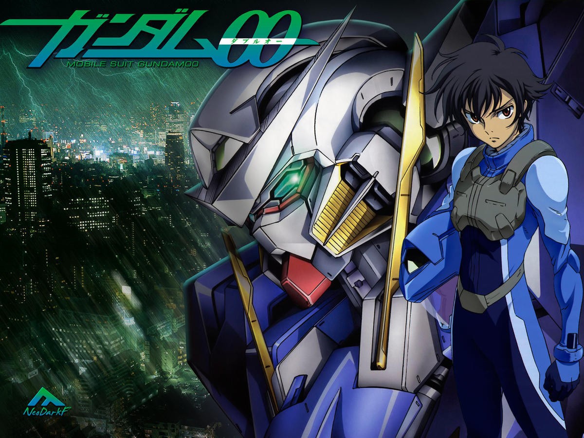 Anime 1200x900 mechs Gundam robot Gundam 00 exia Mobile Suit Gundam 00 Setsuna F. Seiei anime