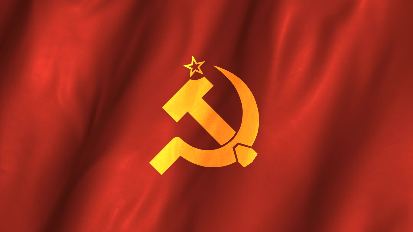 General 1366x768 communism socialism red flag hammer and sickle