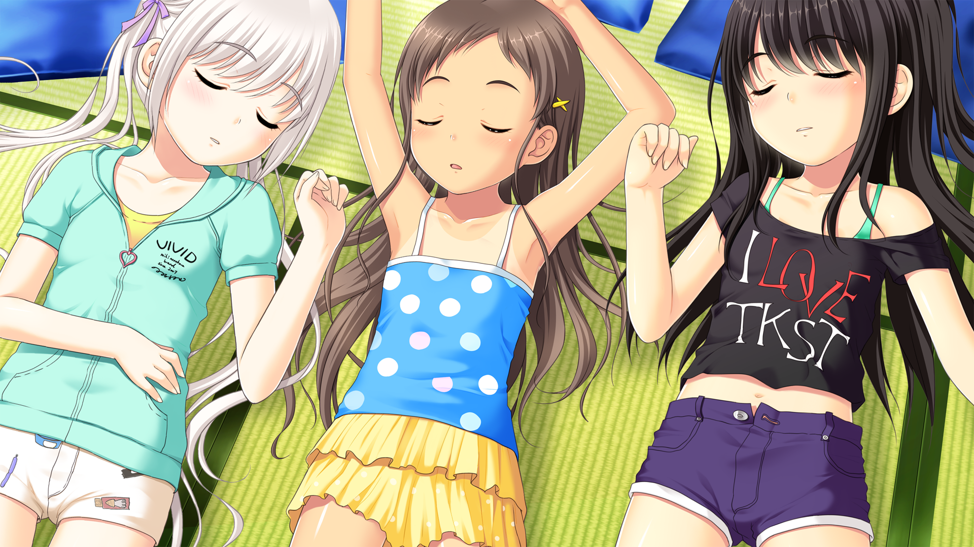 Anime 1920x1080 loli sleeping anime girls closed eyes anime