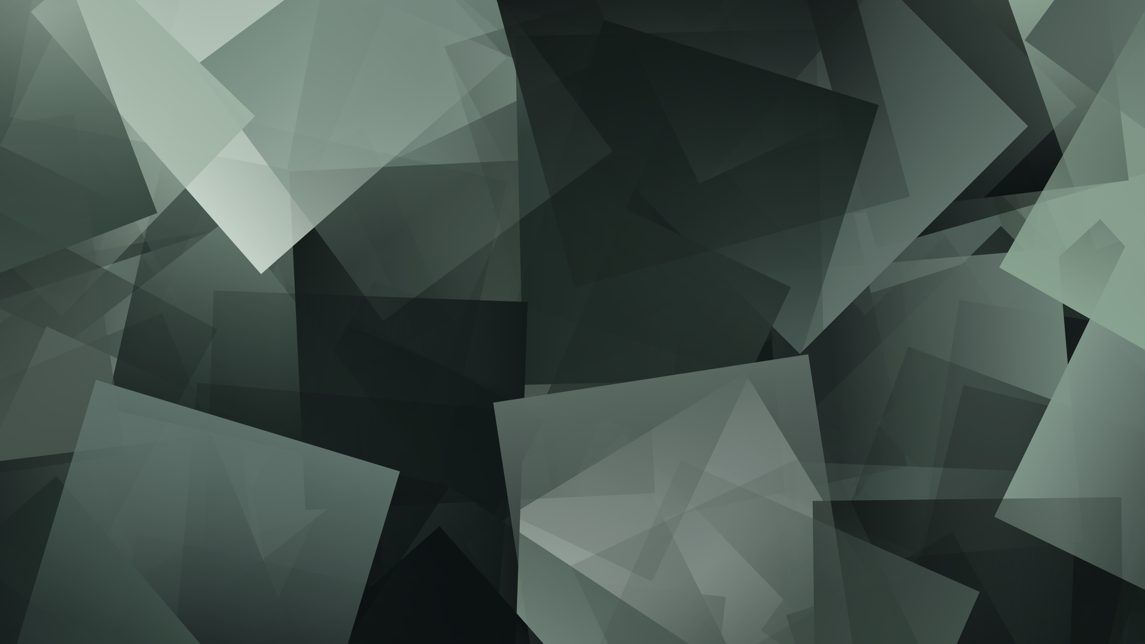 General 3840x2160 rave cube abstract geometry square gradient gray