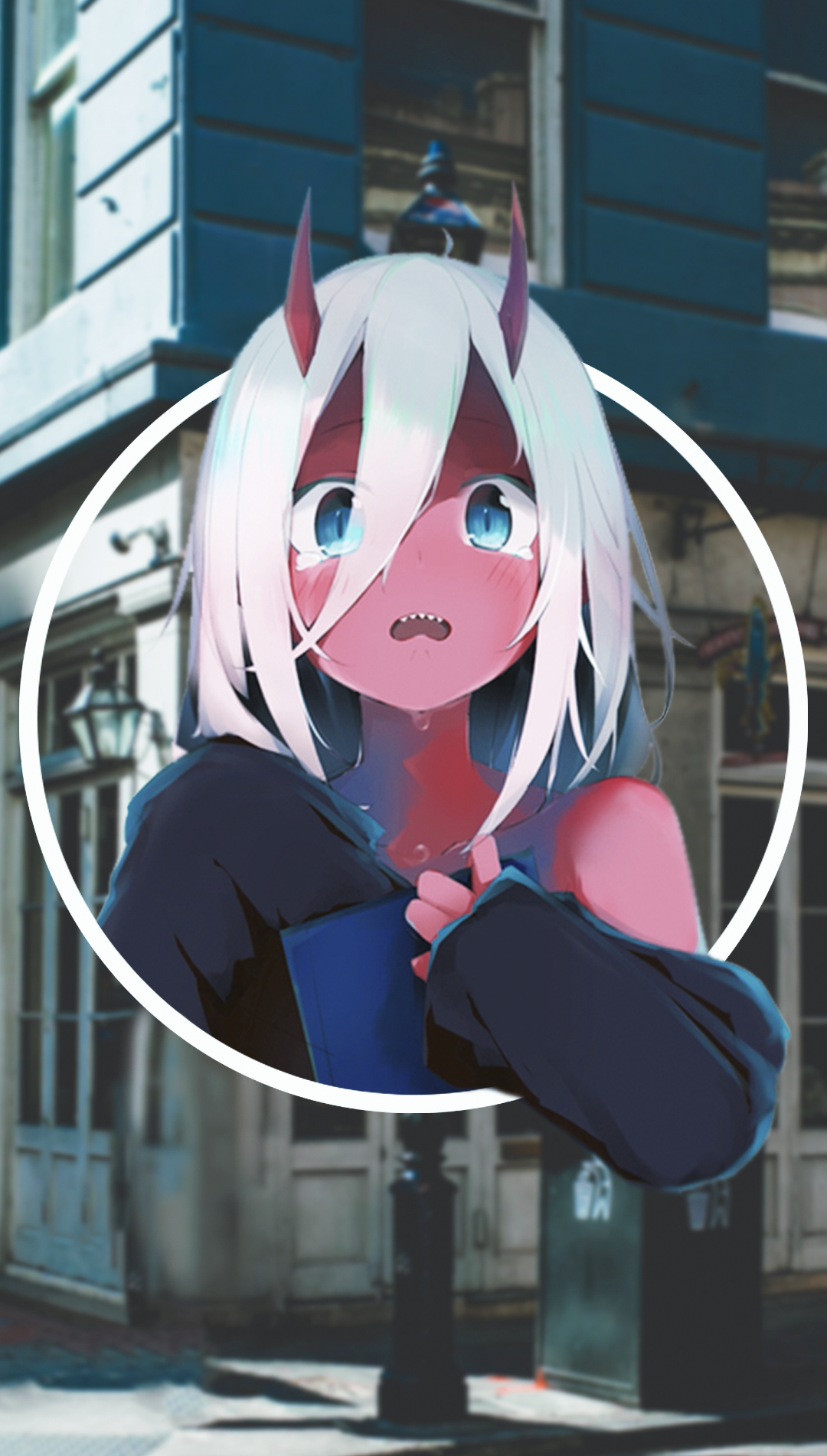 Anime 1080x1902 anime anime girls picture-in-picture Darling in the FranXX Zero Two (Darling in the FranXX) portrait display