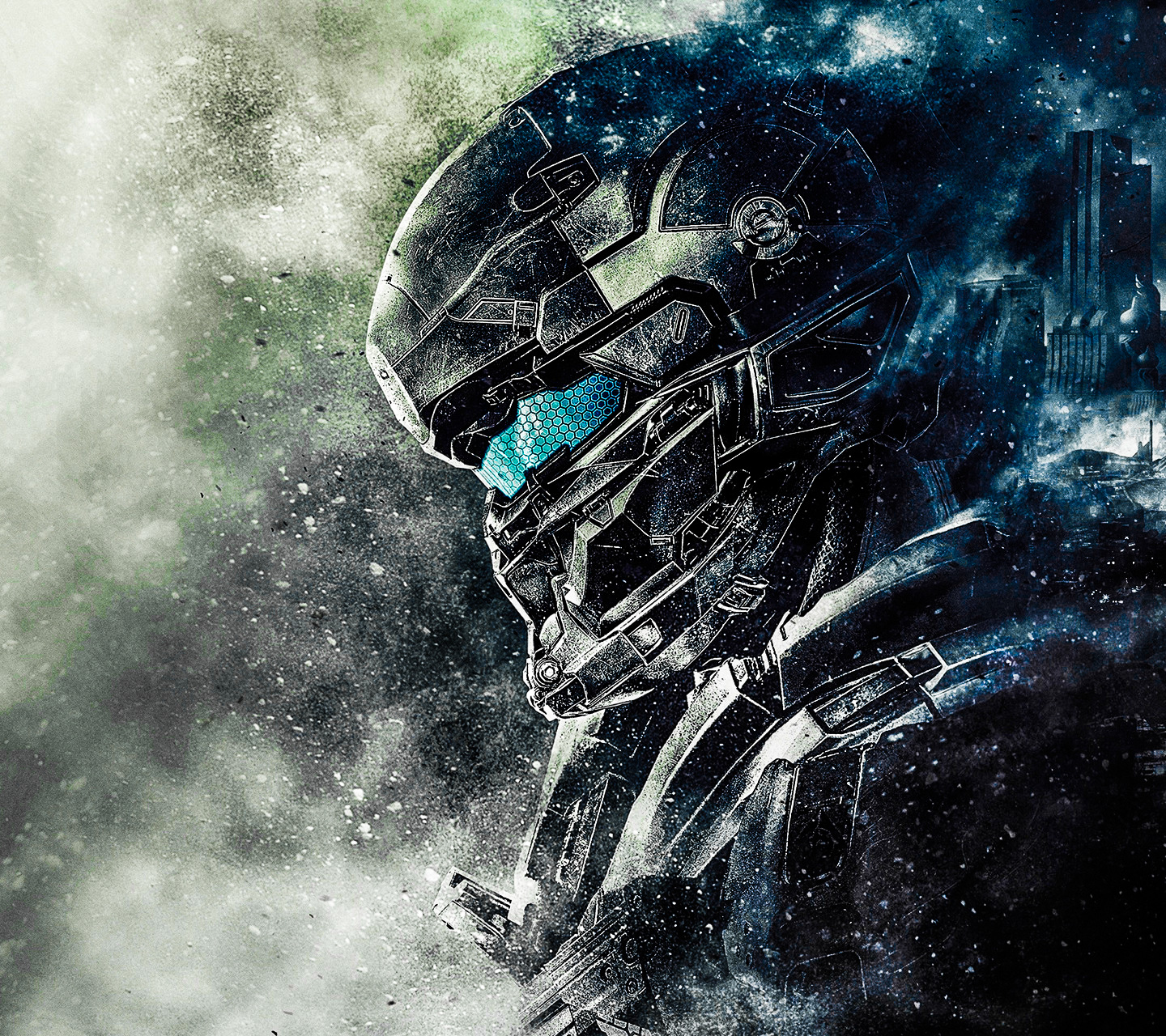 General 1440x1280 Halo (game) science fiction Halo 5: Guardians video games helmet video game characters
