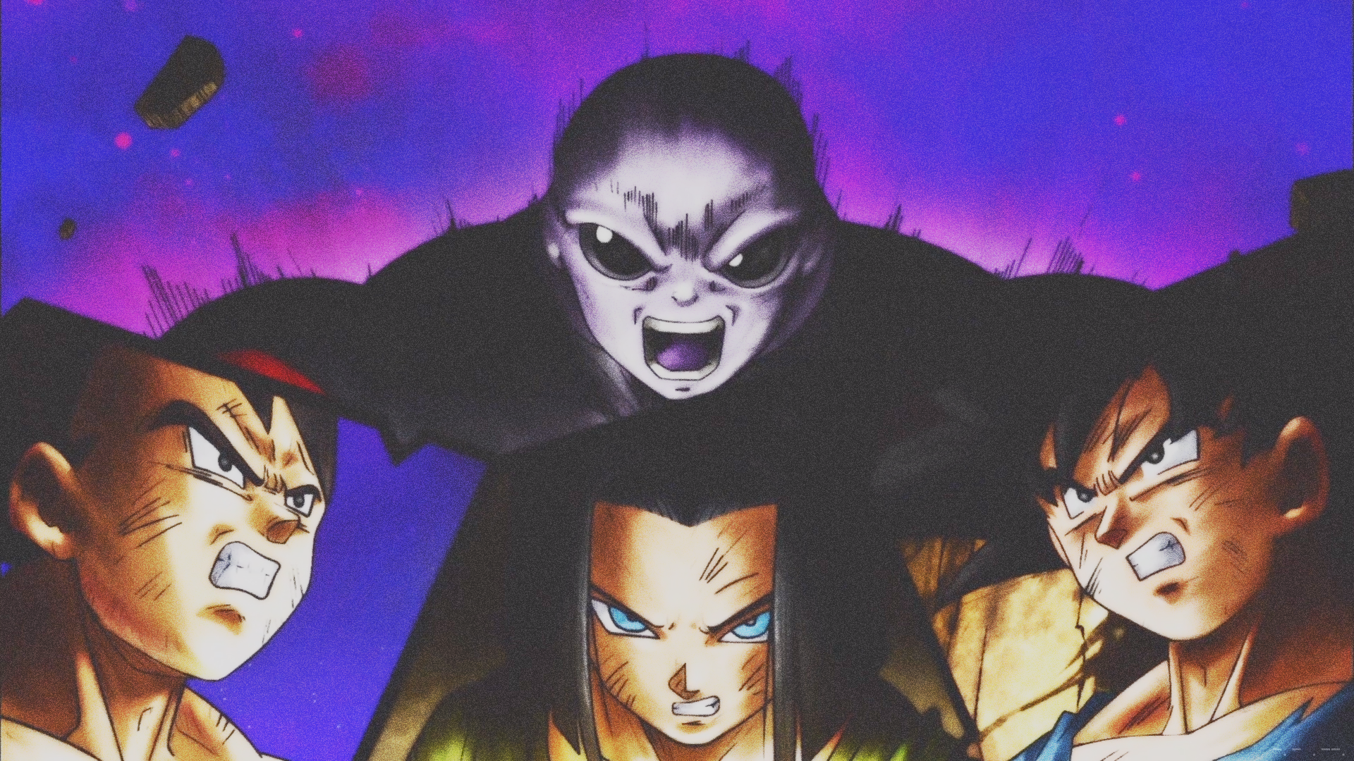 Anime 1920x1080 Dragon Ball Son Goku Vegeta Android 17 saiyan Dragon Ball Super jiren