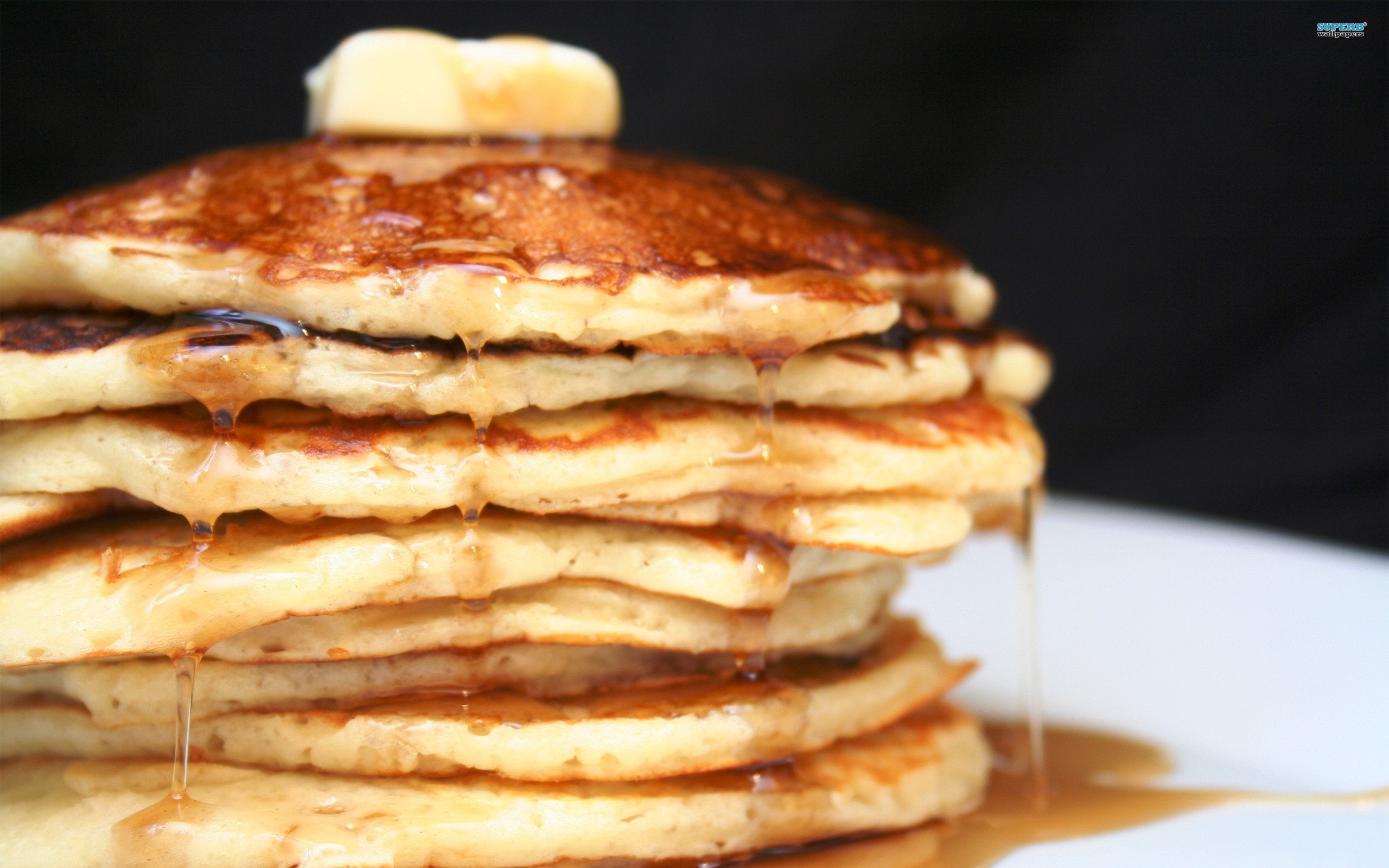 General 2560x1600 pancakes butter syrup food sweets closeup