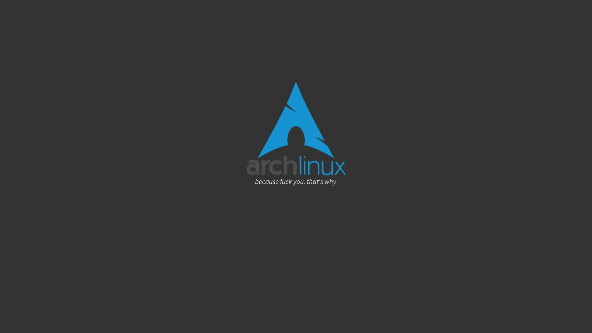 General 1920x1080 Linux Arch Linux operating system