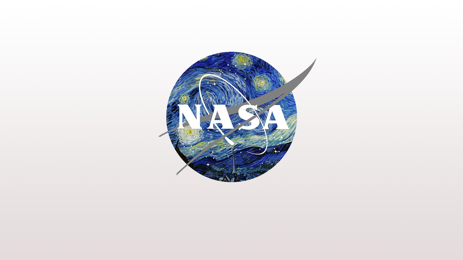 General 1920x1080 NASA The Starry Night Vincent van Gogh logo crossover simple background