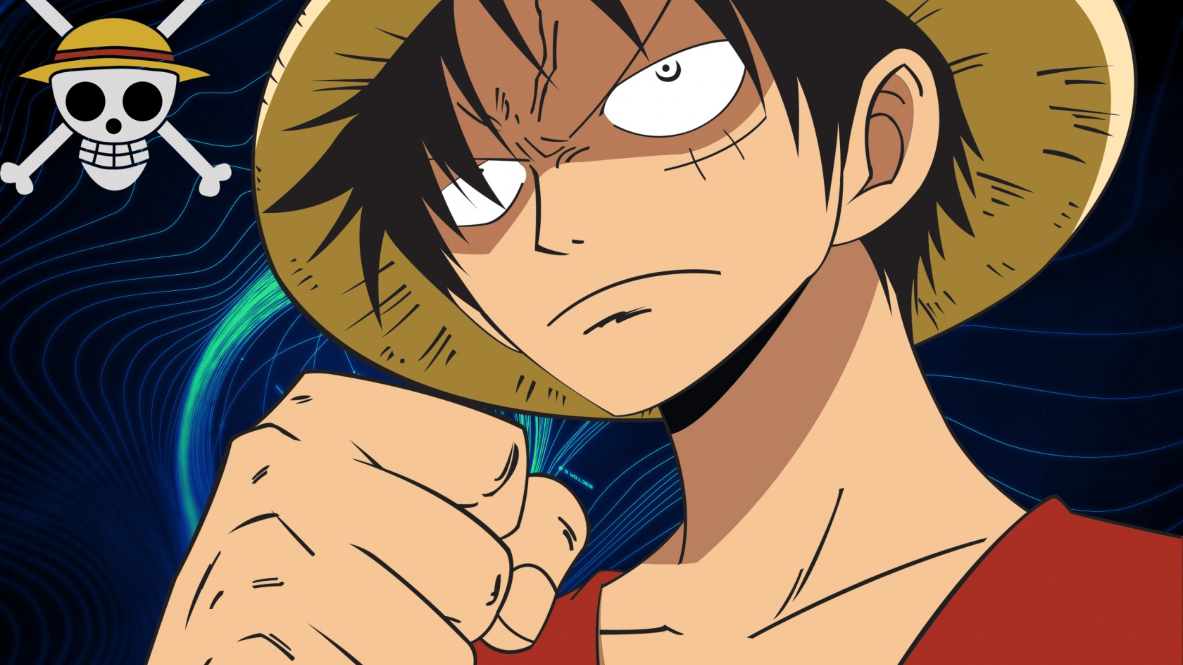 Anime 3840x2160 One Piece anime anime boys anime men Monkey D. Luffy