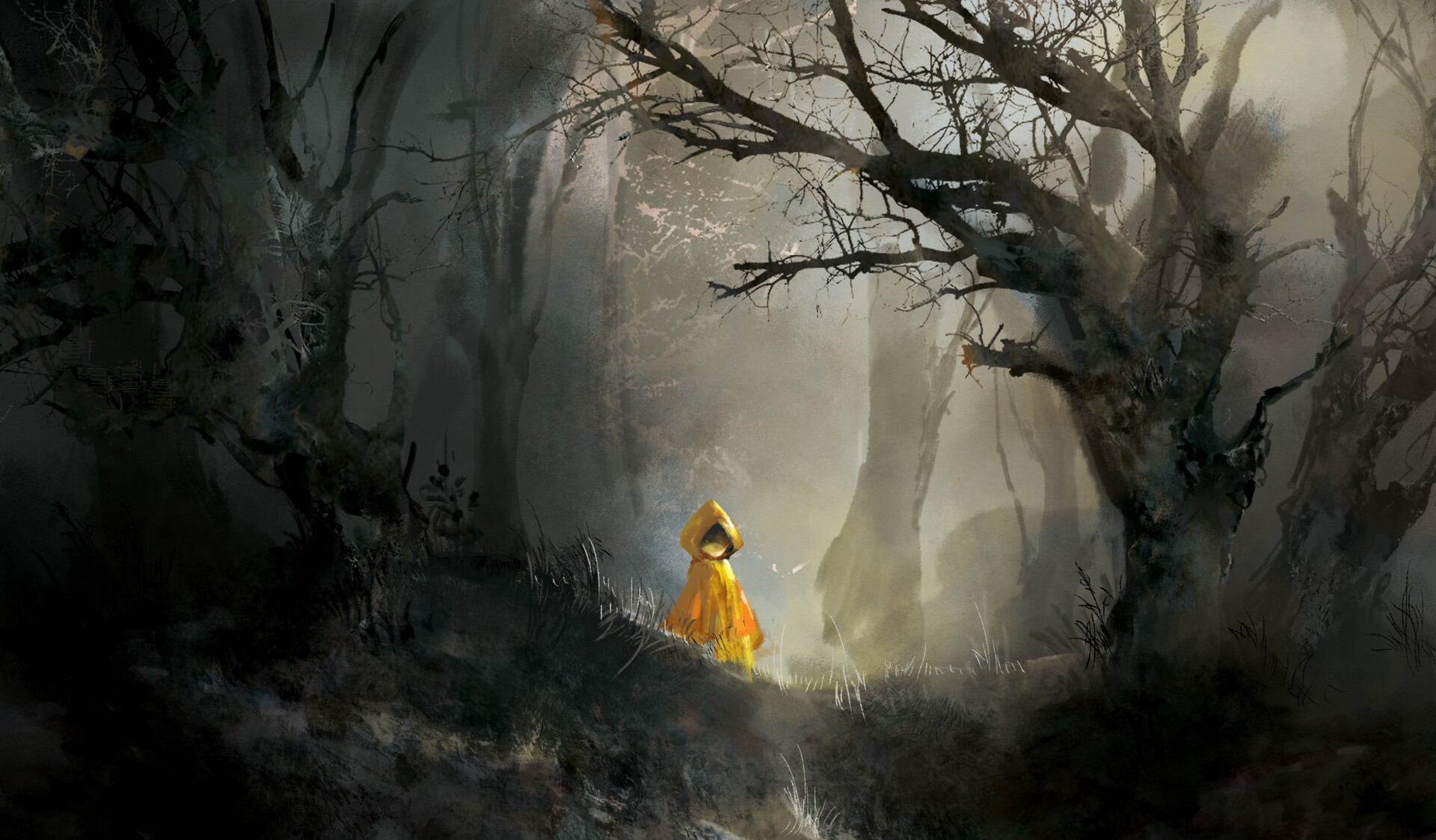 General 1920x1123 Little Nightmares trees creepy forest