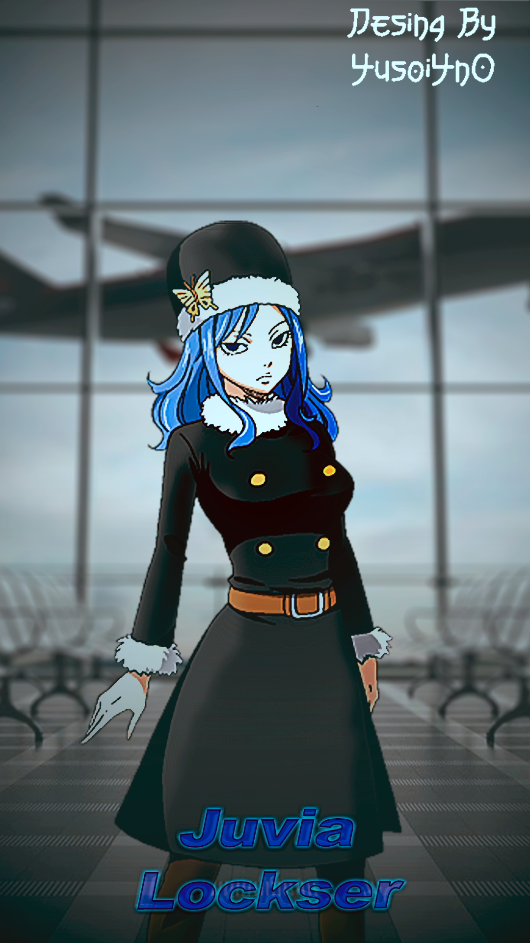 Anime 1080x1920 anime girls blue hair Fairy Tail Lockser Juvia