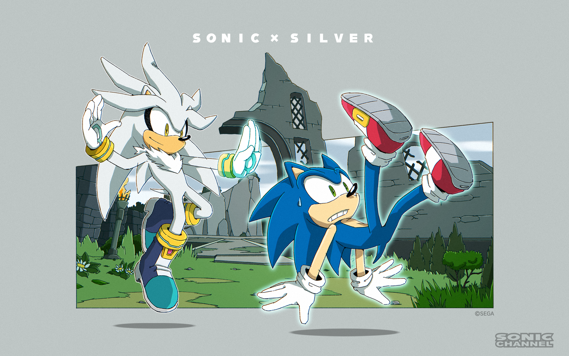 General 1920x1200 Sonic Sonic the Hedgehog video game art PC gaming comic art October Silver the Hedgehog