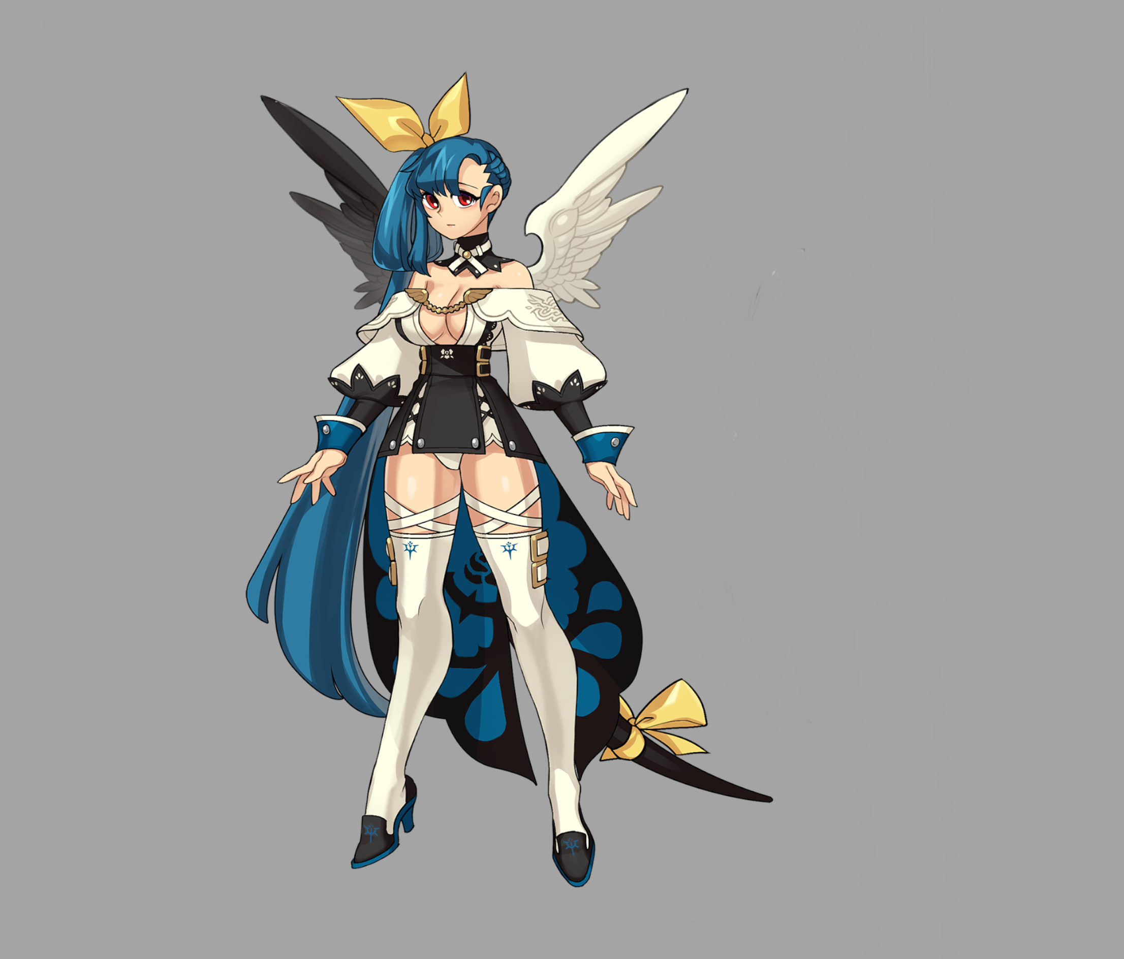 Anime 2212x1888 Guilty Gear Guilty gear strive Dizzy (Guilty Gear) anime girl with wings zettai ryouiki