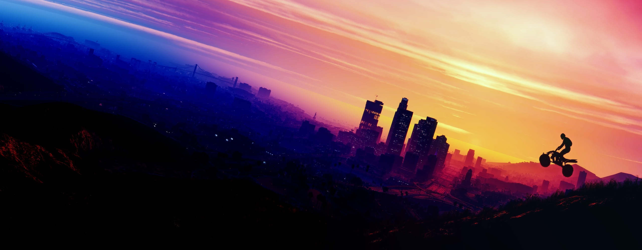 General 2560x998 video games PC gaming Grand Theft Auto V