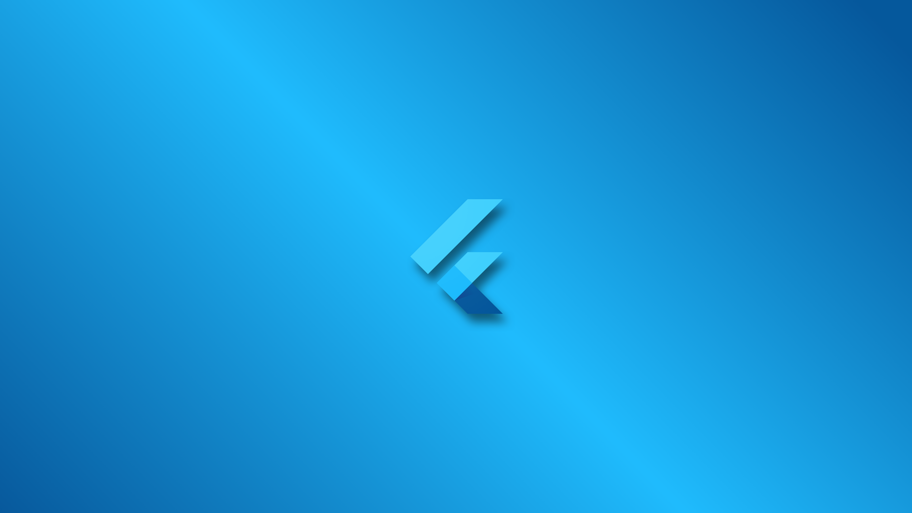General 3840x2160 development programming language programming web development flutter simple background blue background logo