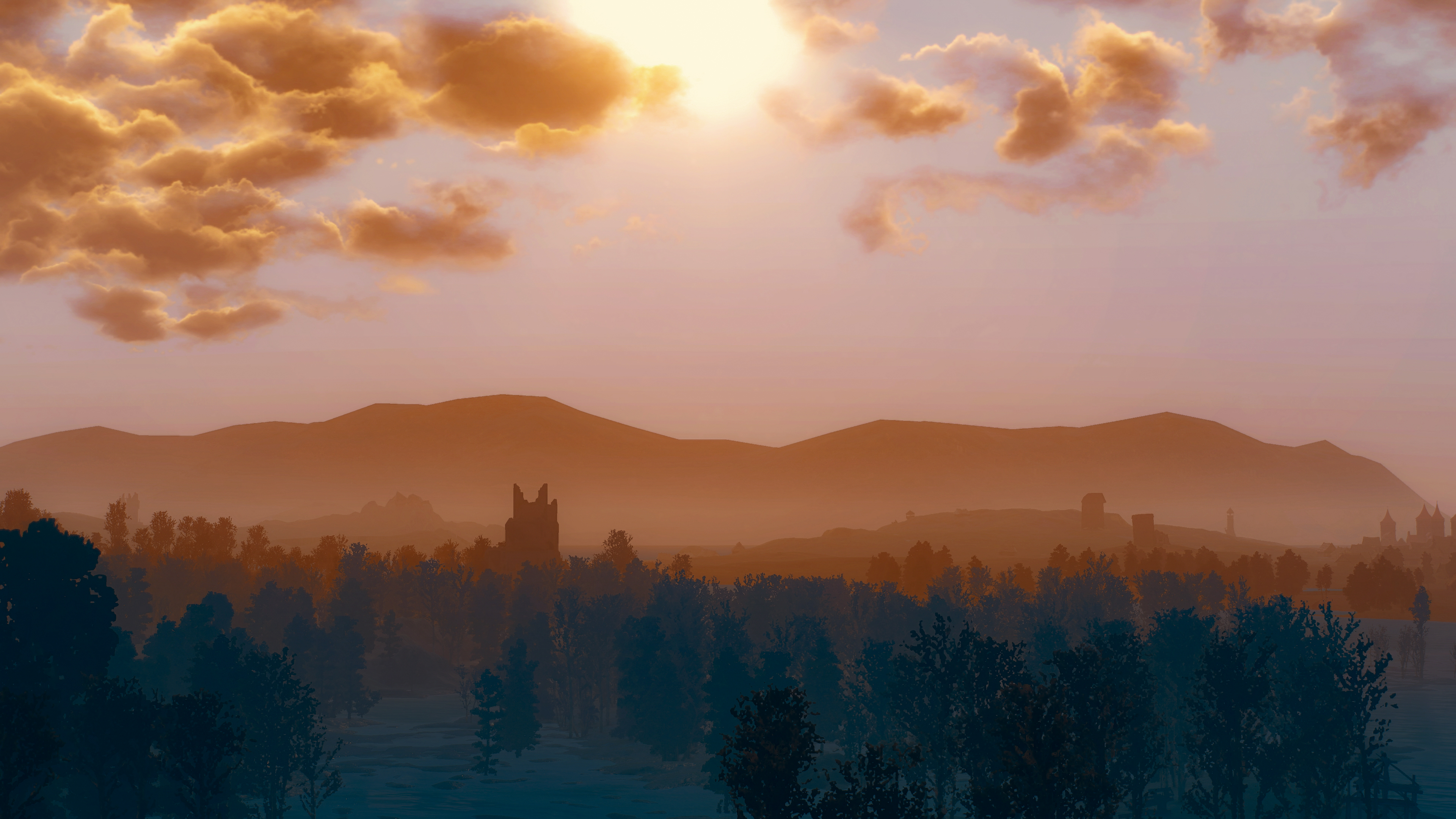 General 3840x2160 The Witcher The Witcher 3: Wild Hunt screen shot PC gaming Nvidia Ansel