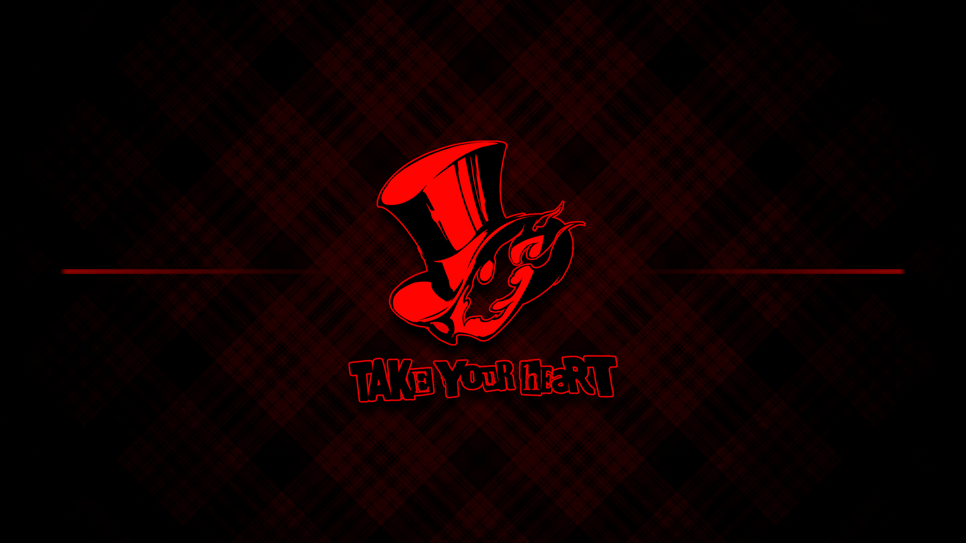 General 1920x1080 Persona 5 red abstract Phantom Thieves Persona series atlus