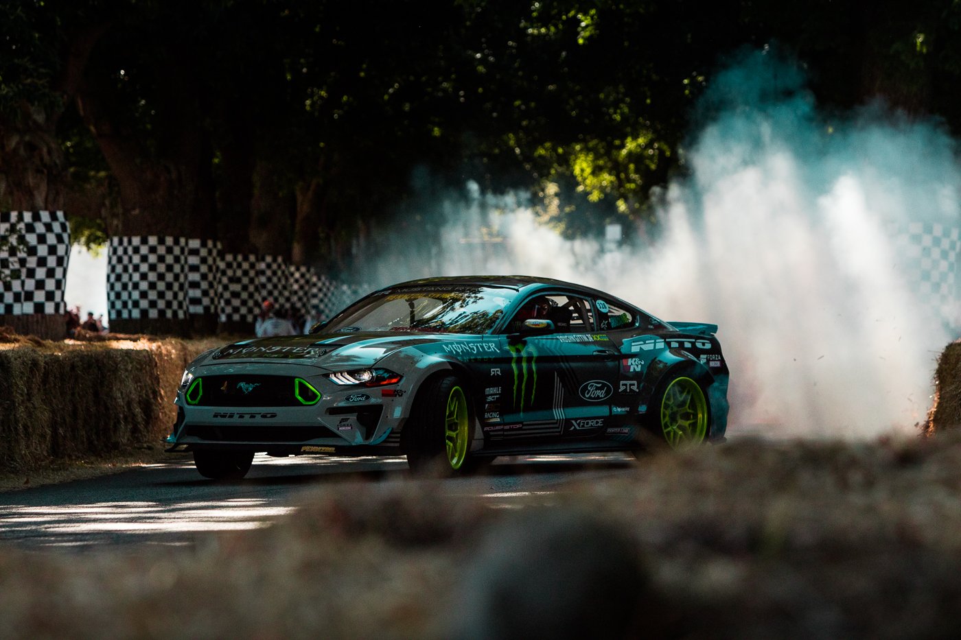 General 1400x933 car race cars Ford Mustang Goodwood Festival of Speed Ford Ford Mustang RTR livery Ford Mustang S550 muscle cars American cars