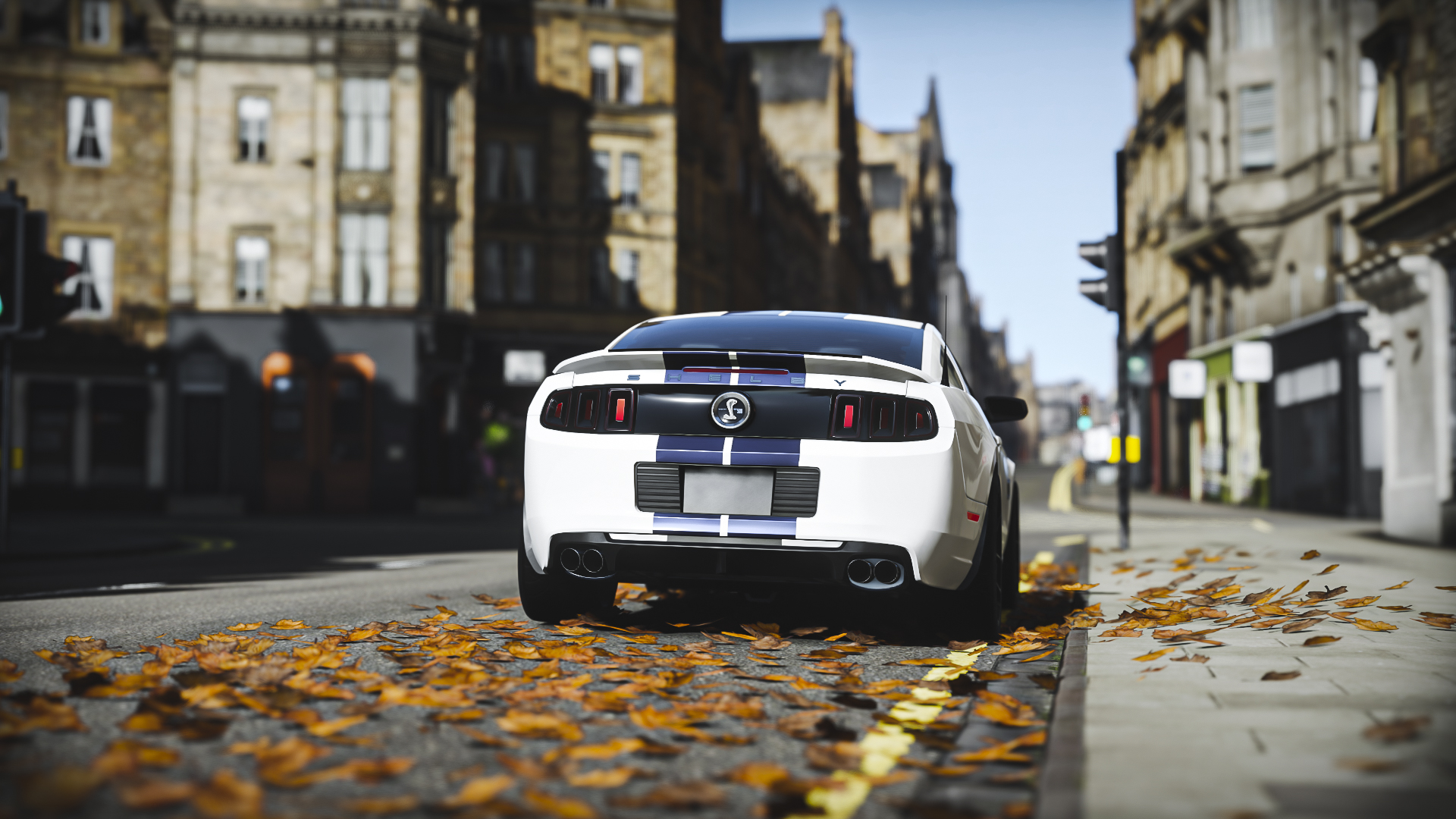 General 1920x1080 Ford Mustang Shelby Ford Ford Mustang Forza Forza Horizon 4 video games car white cars Shelby Ford Mustang S-197 II