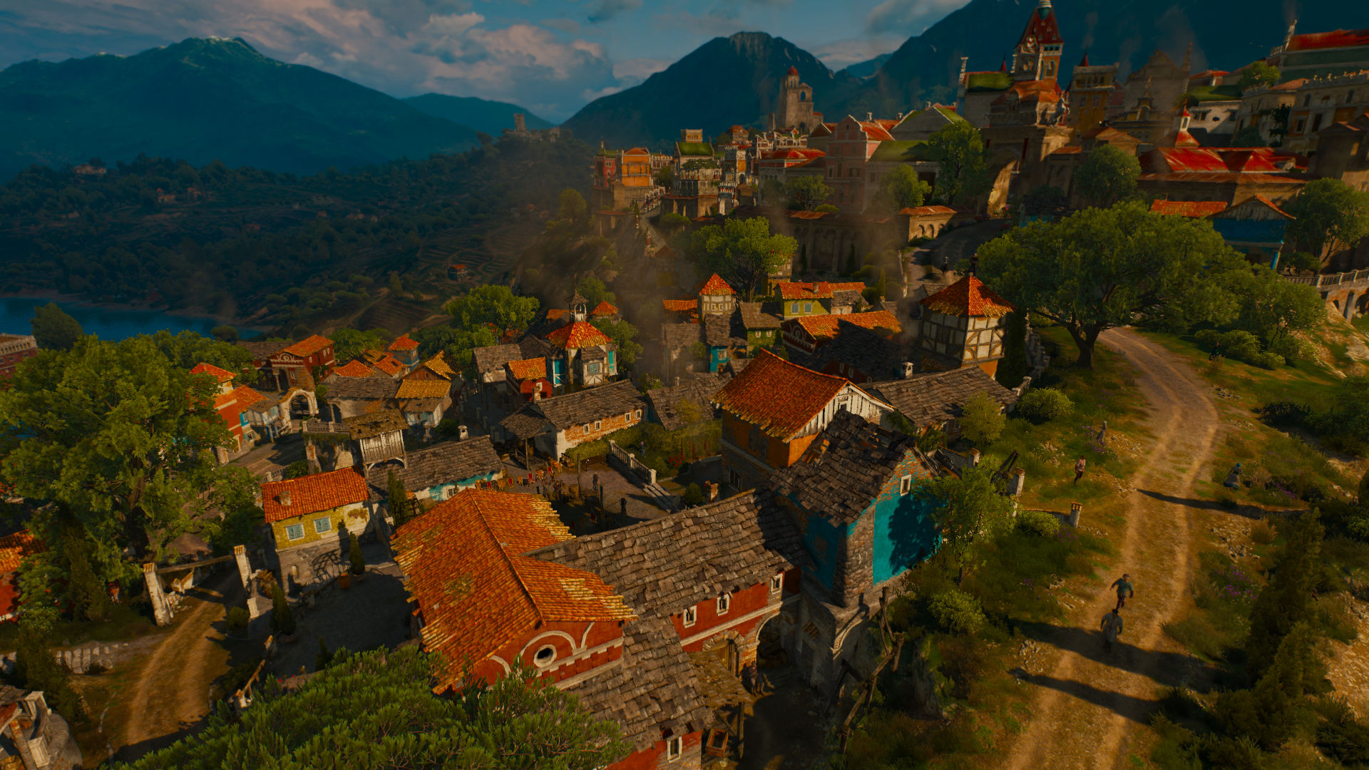 General 1920x1080 The Witcher The Witcher 3: Wild Hunt - Blood and Wine video game art video game landscape