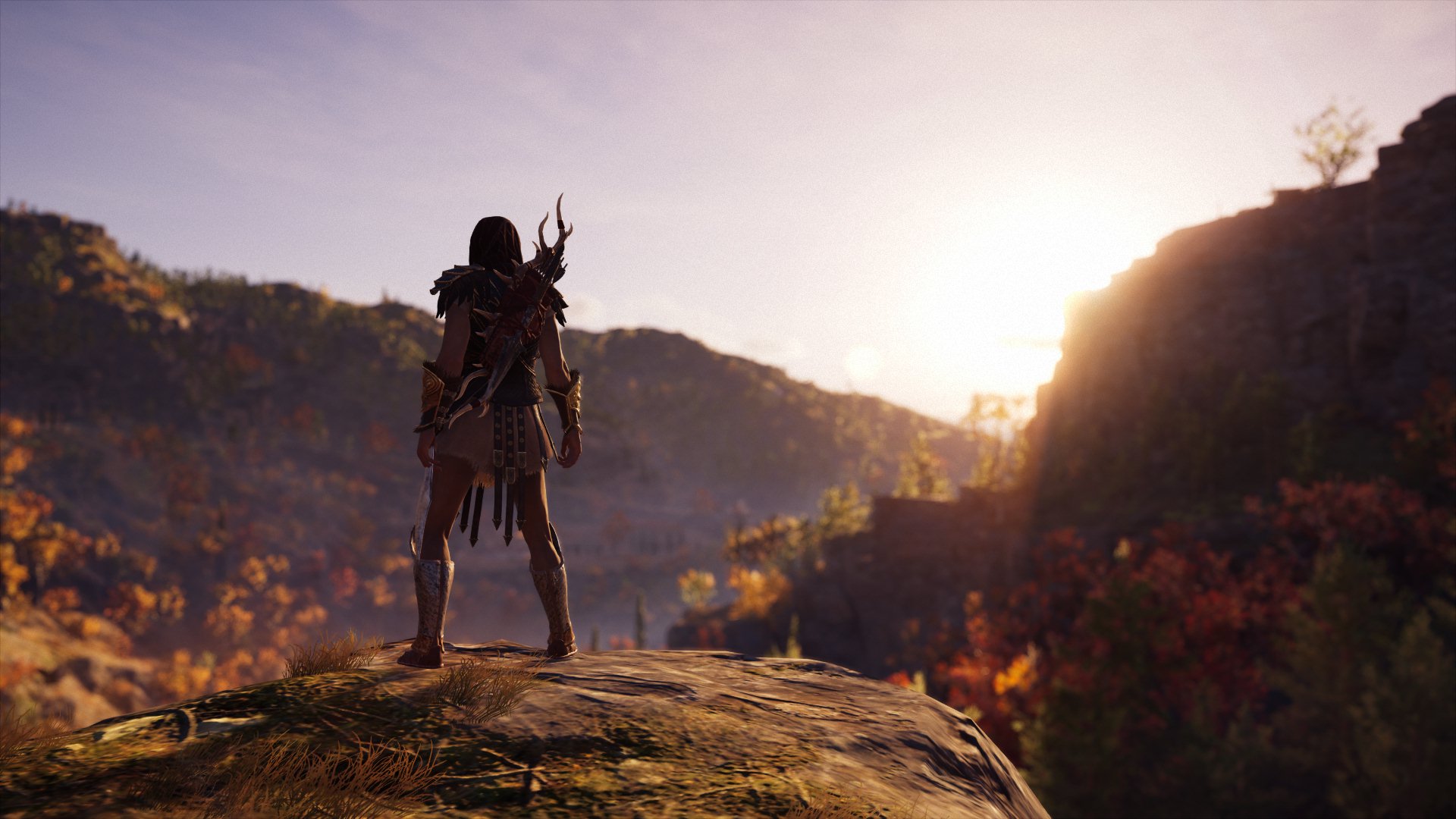 General 1920x1080 Assassin's Creed: Odyssey Kassandra video game landscape video games Ubisoft protagonist video game characters