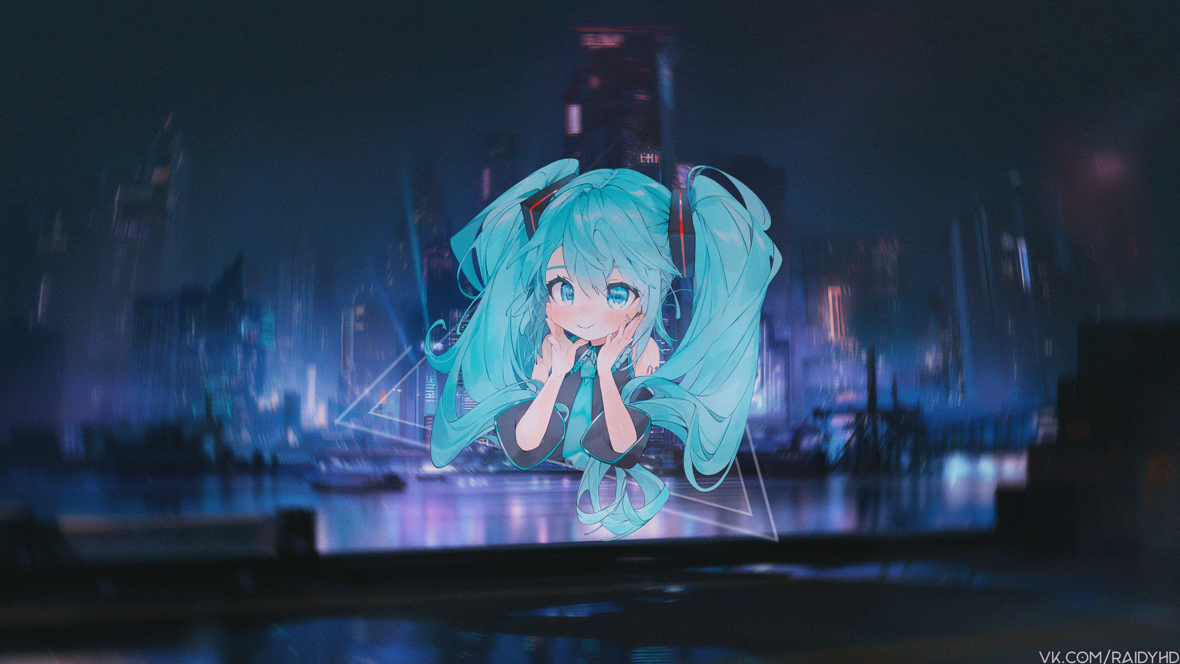 Anime 3840x2160 Hatsune Miku anime anime girls picture-in-picture Vocaloid