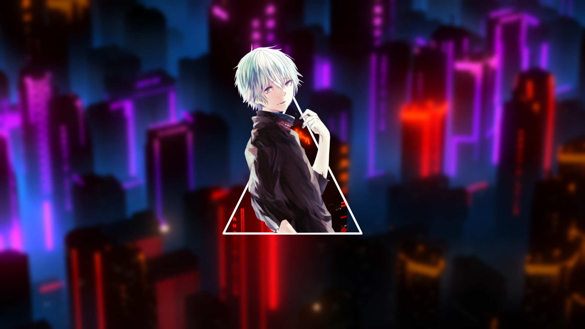 Anime 1920x1080 picture-in-picture Kaneki Ken anime boys Tokyo Ghoul Tokyo Ghoul:re