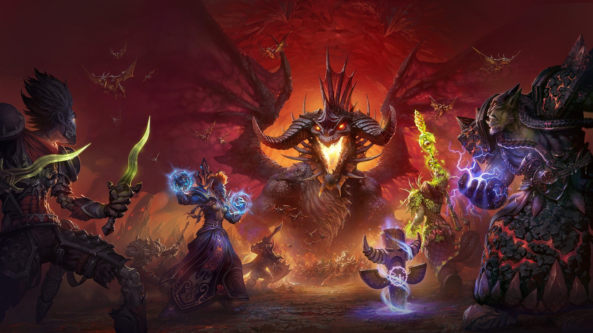 General 1920x1080 Warcraft World of Warcraft artwork MMORPG fantasy art RPG Blizzard Entertainment