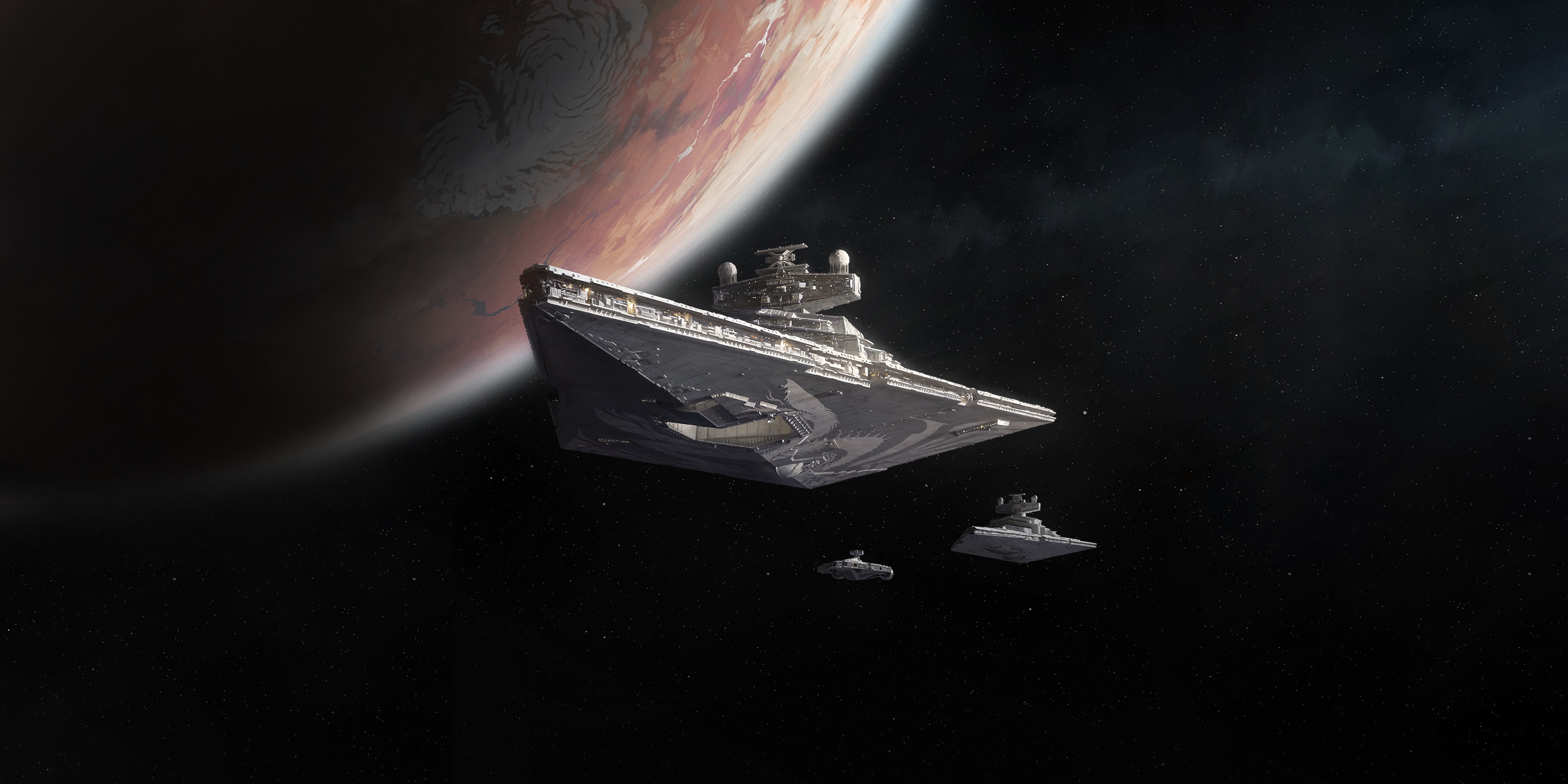 General 3000x1500 Star Wars Imperial Forces science fiction spaceship Star Wars Ships Star Destroyer movies