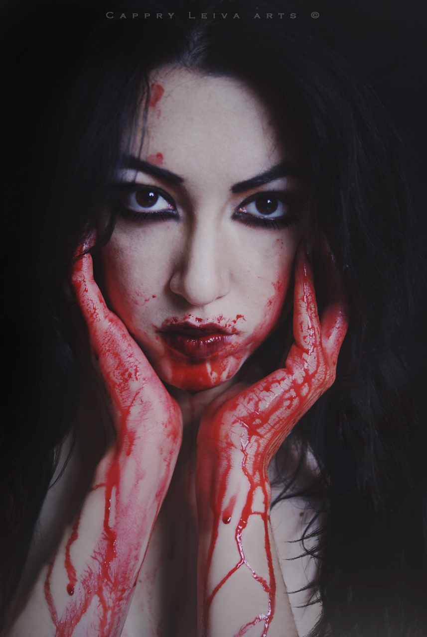 People 857x1280 TheComtesse (Marion D' Angoulême) photo manipulation creepy blood horror photography women