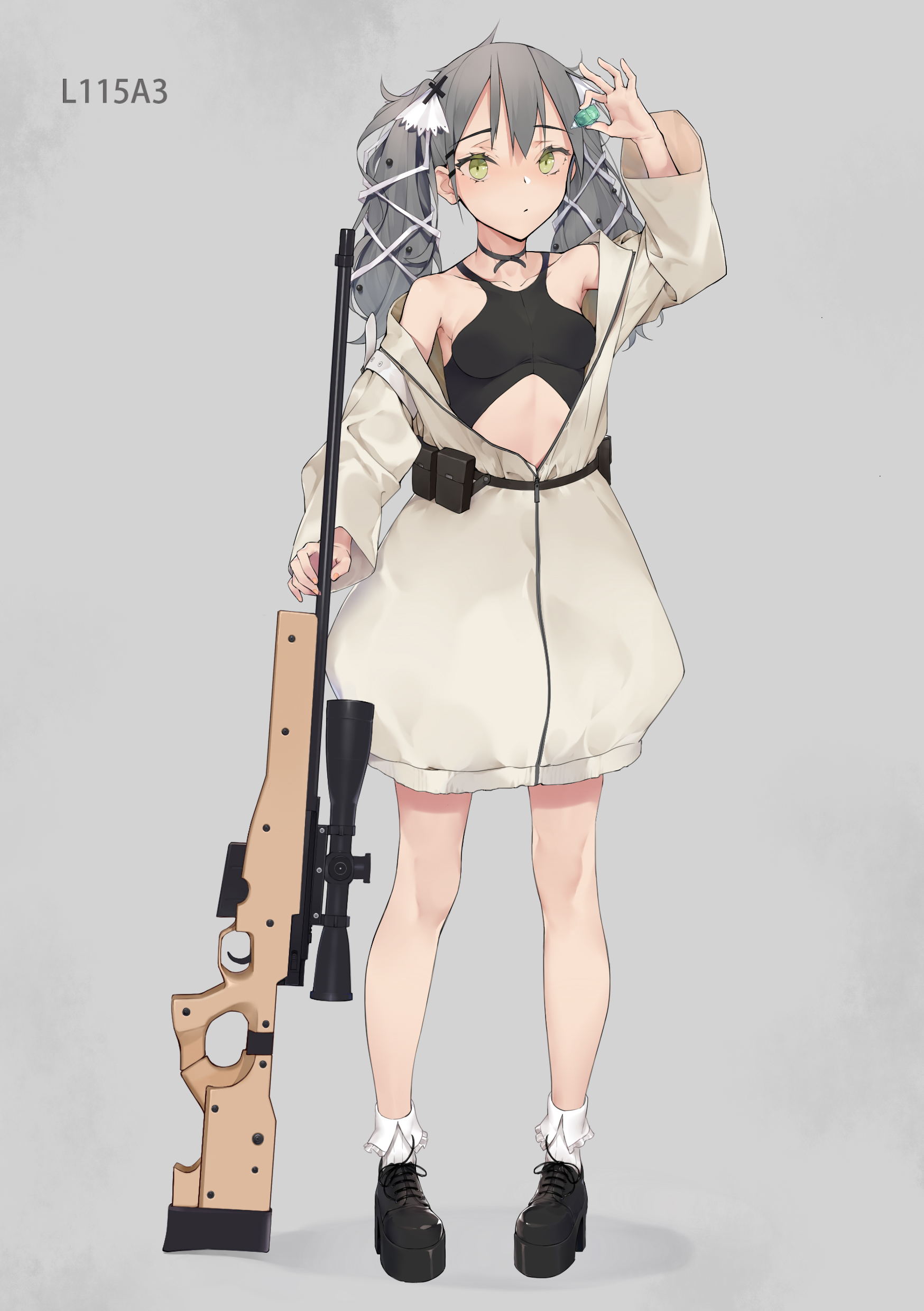 Anime 1748x2480 Toki girls with guns anime anime girls