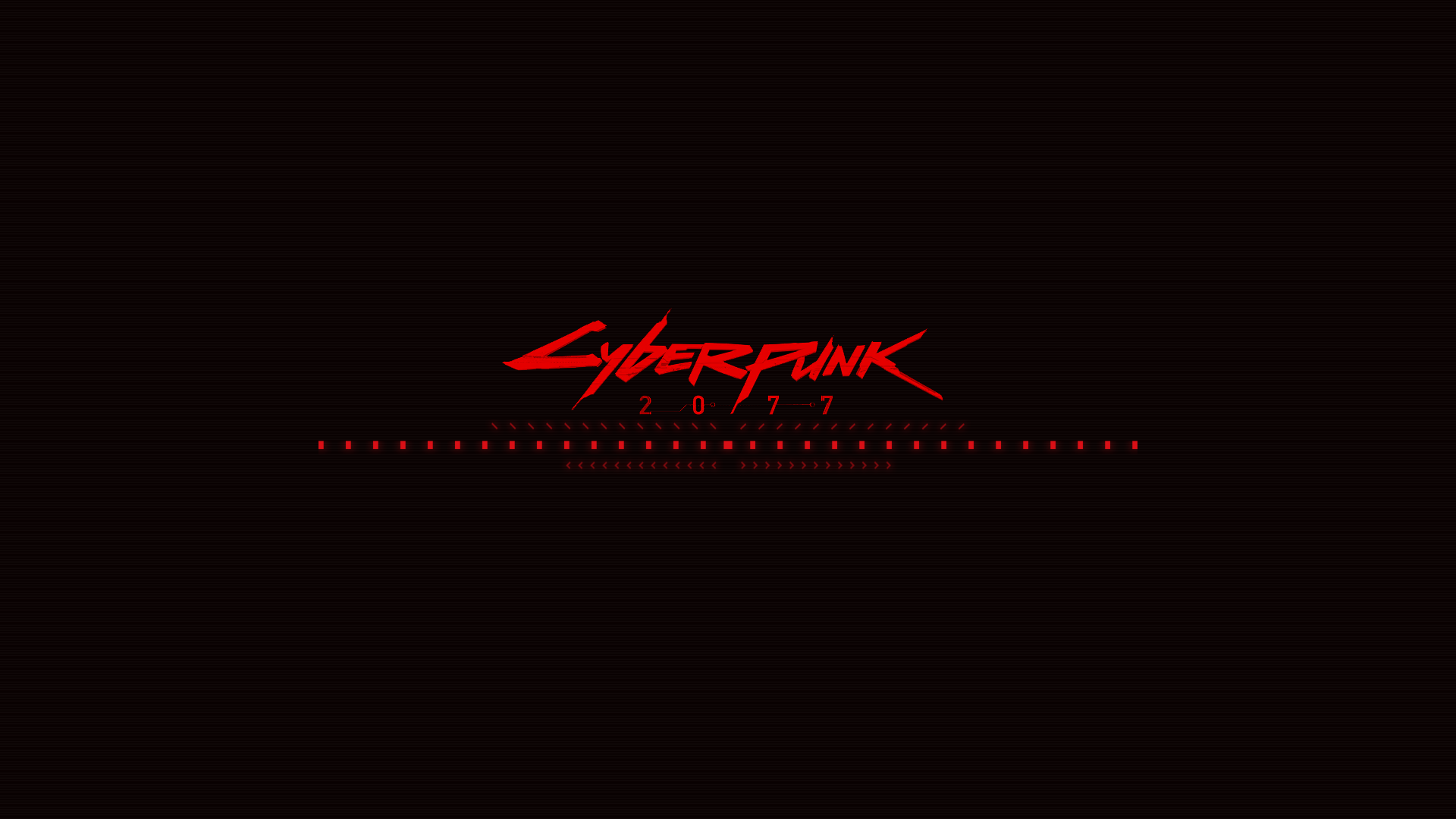 General 1920x1080 Cyberpunk 2077 cyberpunk CD Projekt RED video games logo PC gaming dark background simple background black background